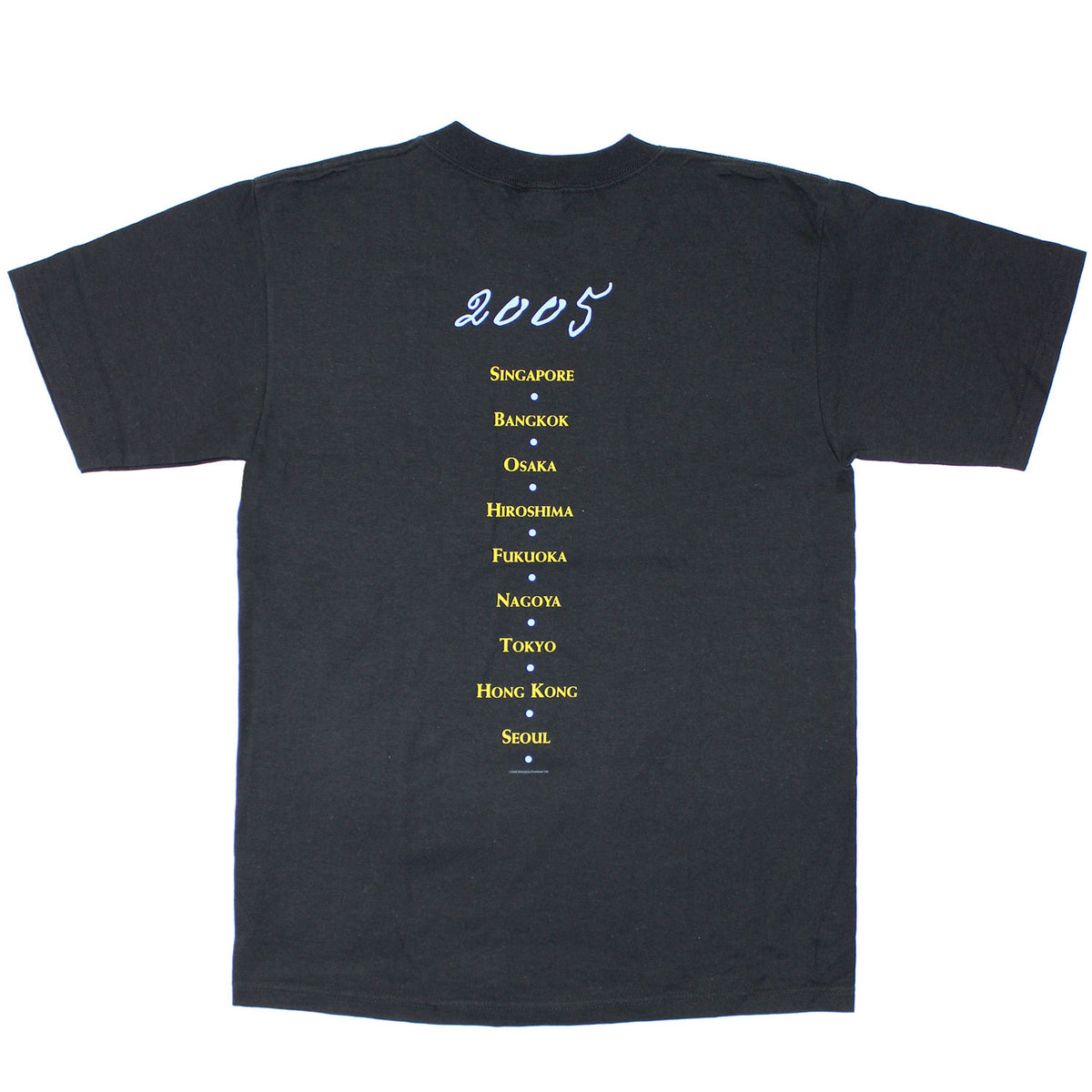Sting Sacred Love World Tour 2005 Photo T-shirt Back