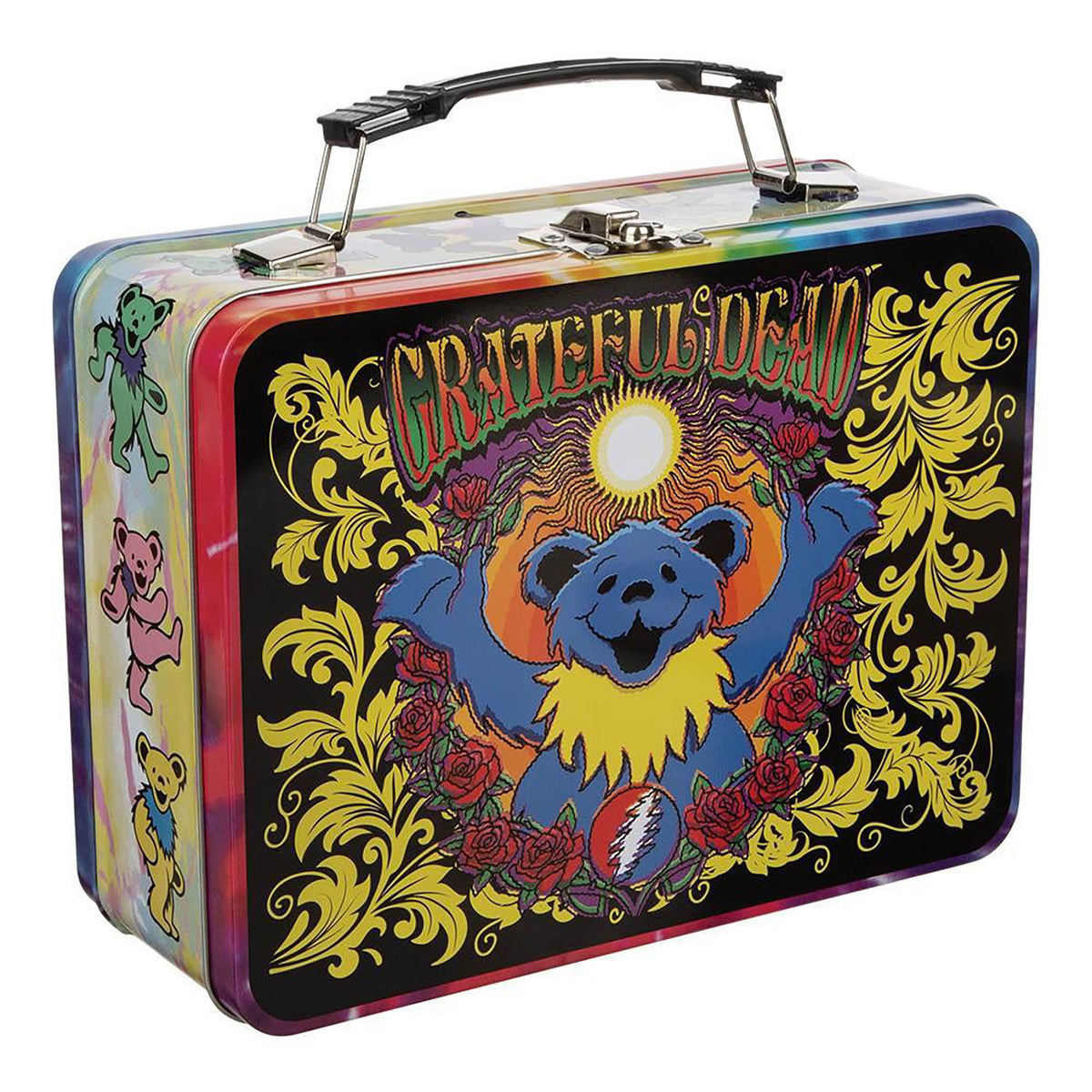Grateful Dead Large Tin Tote Lunch Box Front