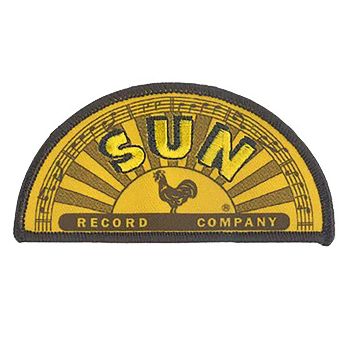Sun Records Half Circle Logo Embroidered Patch Front