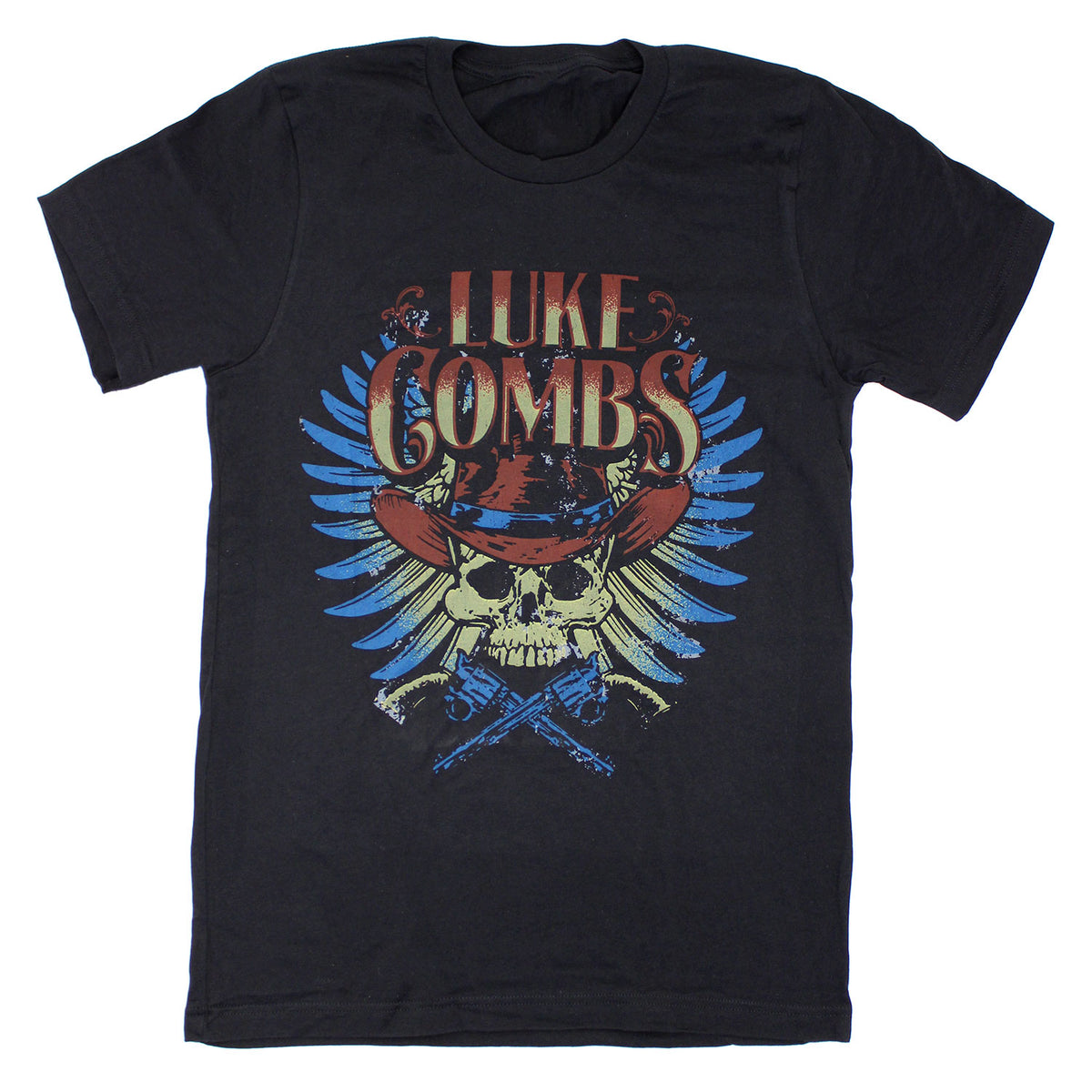 Luke Combs Cowboy Skeleton T-shirt Front