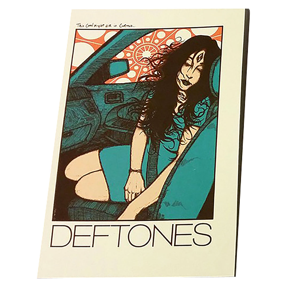 Deftones 'Passenger' (Flesh) Handbill Mini Art Print White Stock Limited Screenprint Front