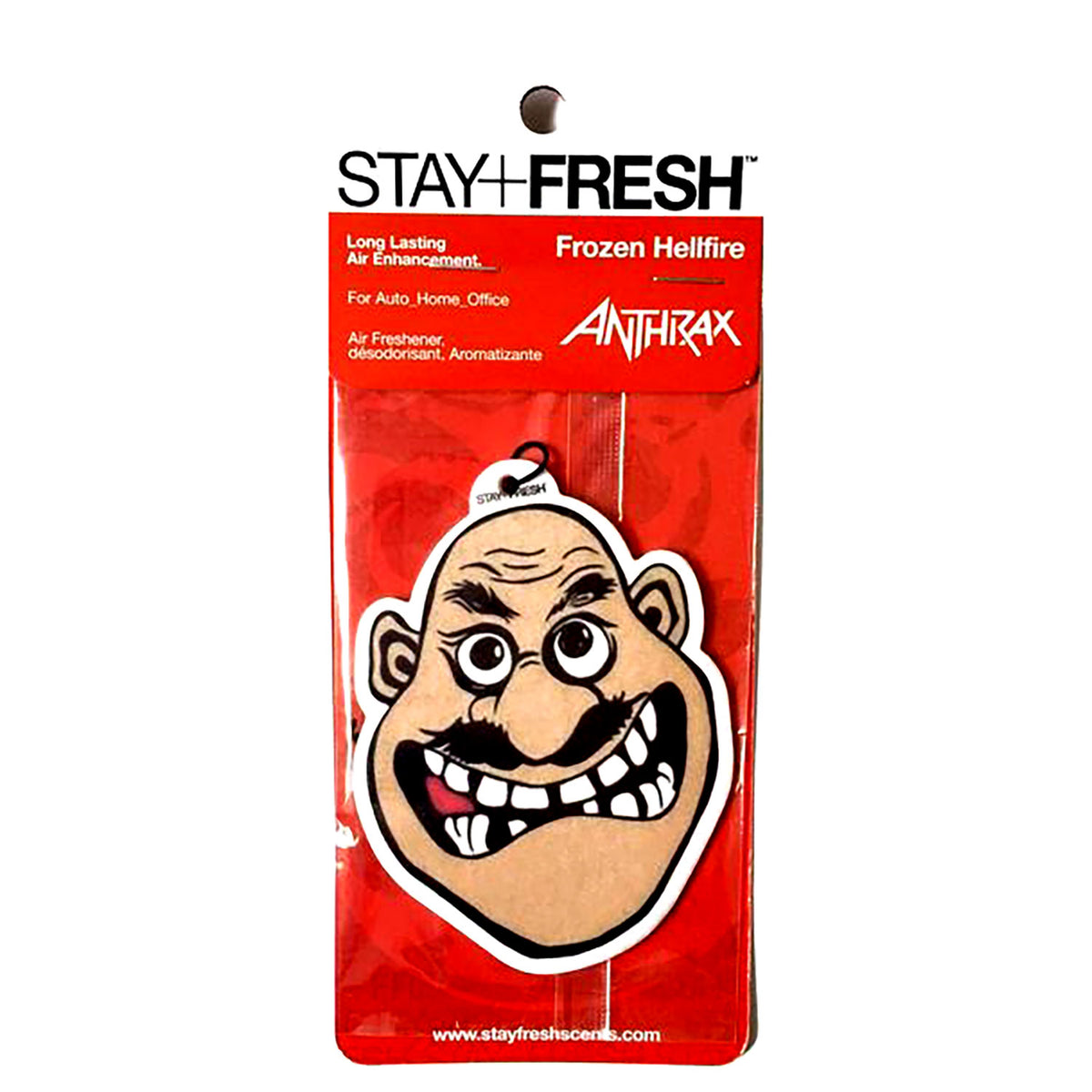 Anthrax Not Man Air Freshener Back