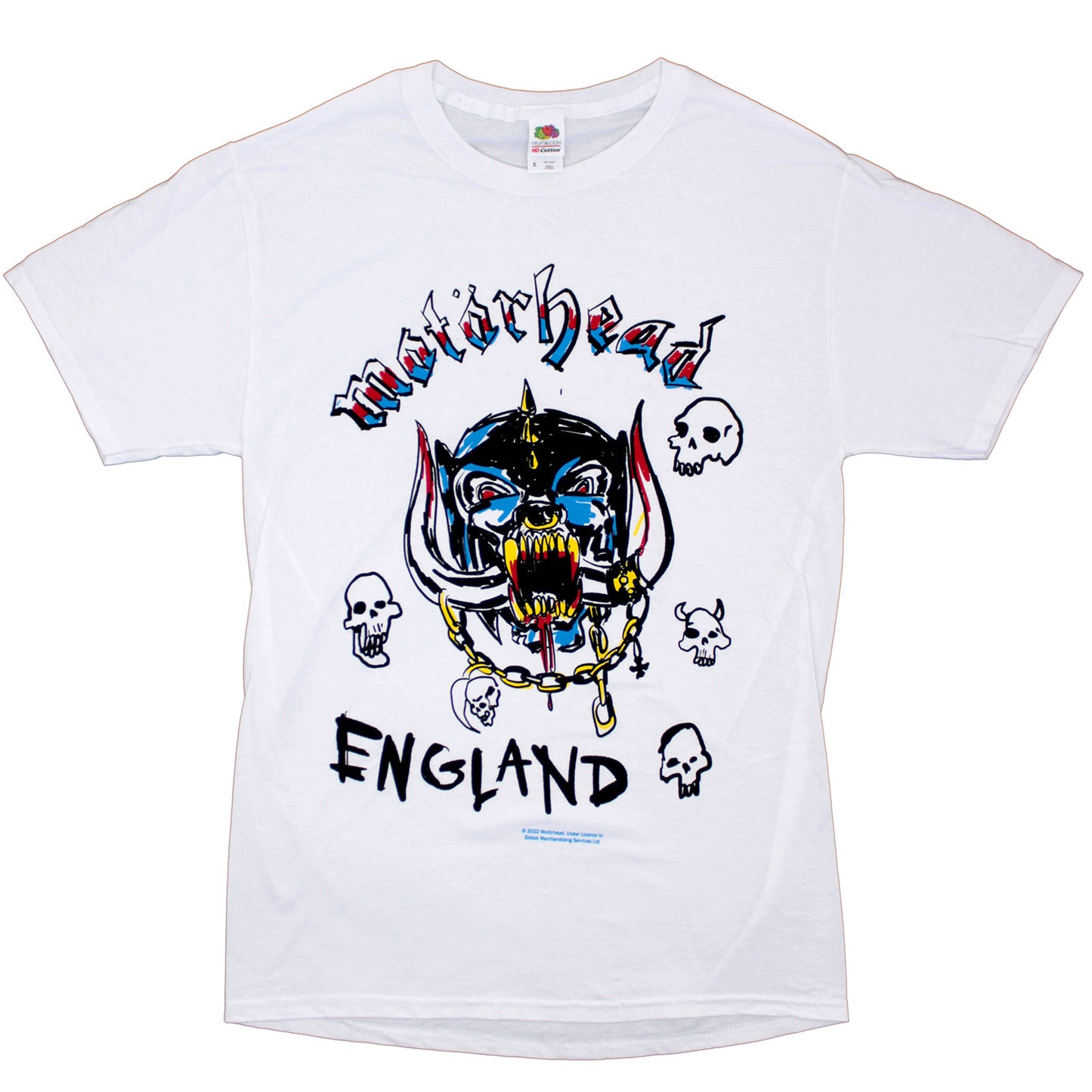 Motorhead Doodle T-shirt Front