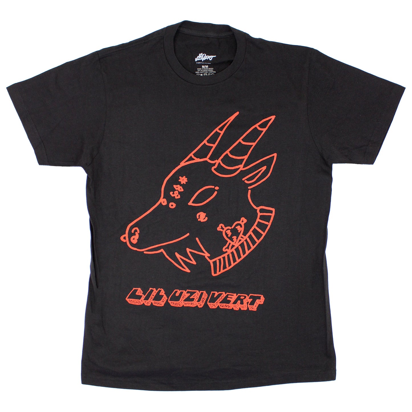 Lil Uzi Vert Goat Drawing T-shirt Front