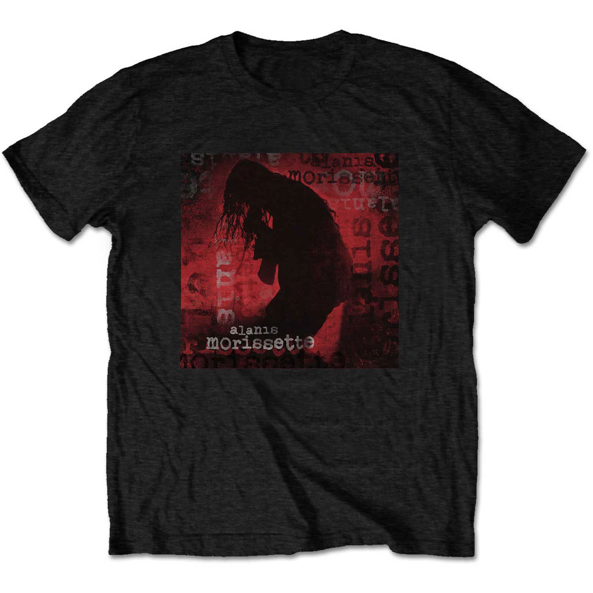 Alanis Morissette Ironic Silhouette T-shirt Front