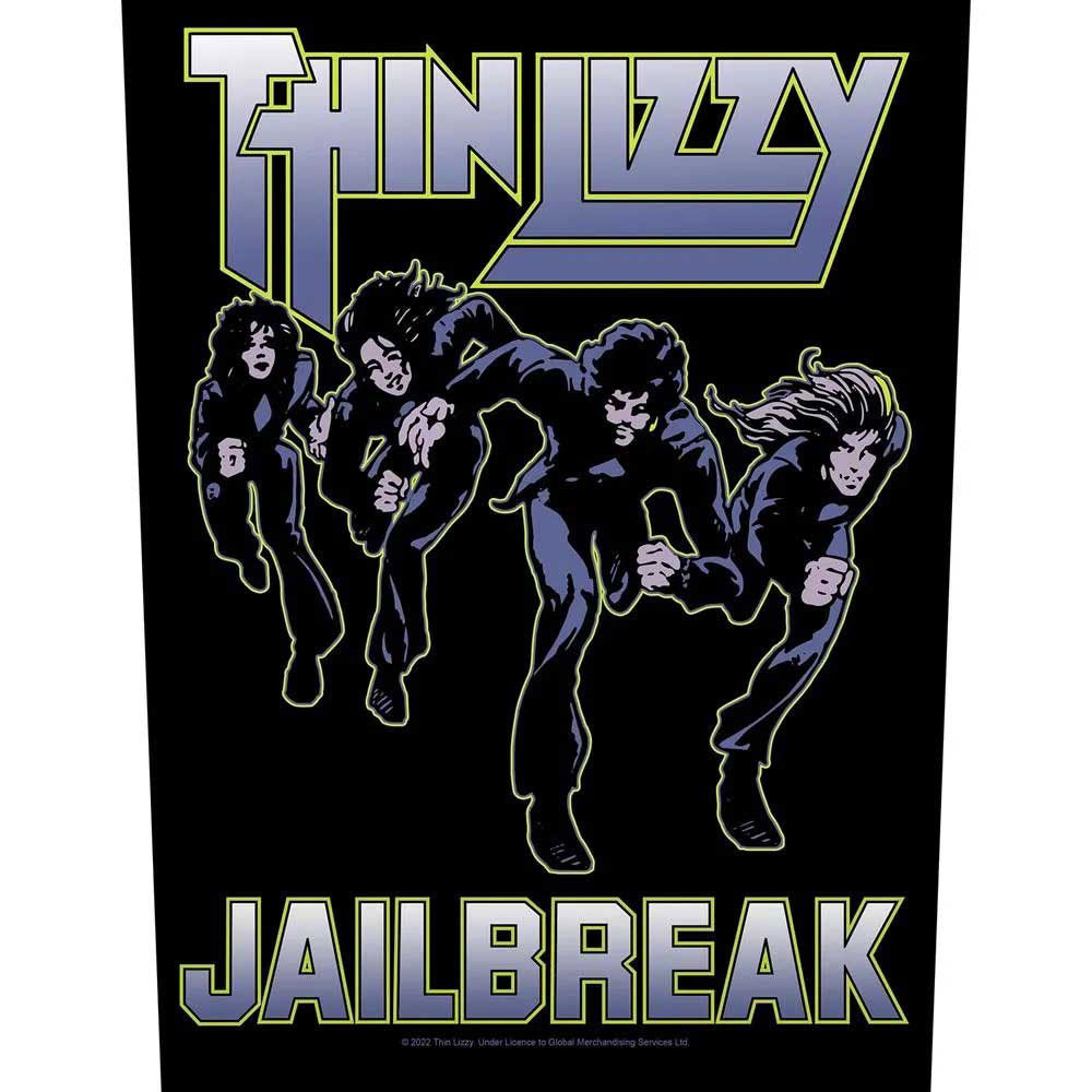 Thin Lizzy Jailbreak Back Patch Front