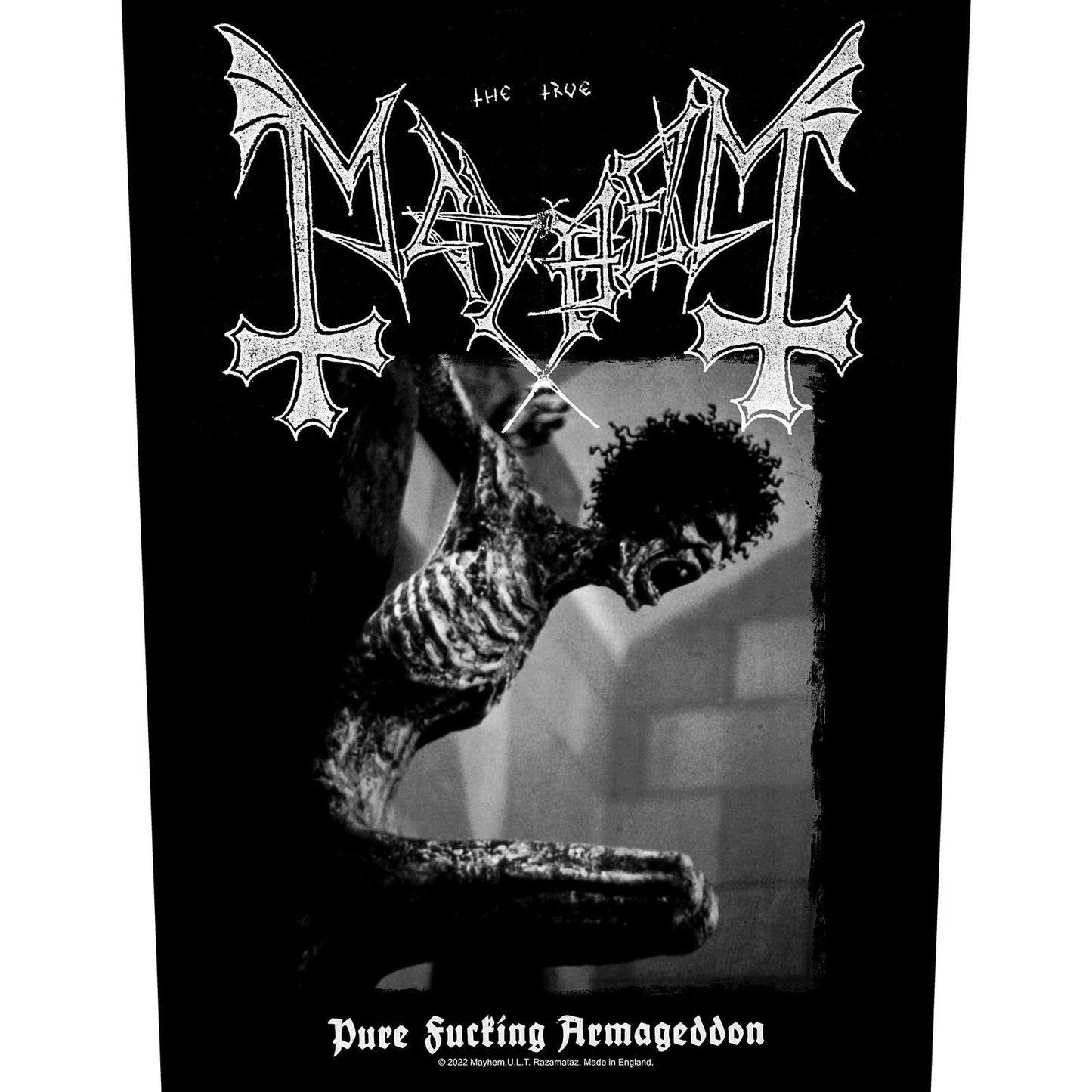 Mayhem Pure Fucking Armageddon Back Patch Front