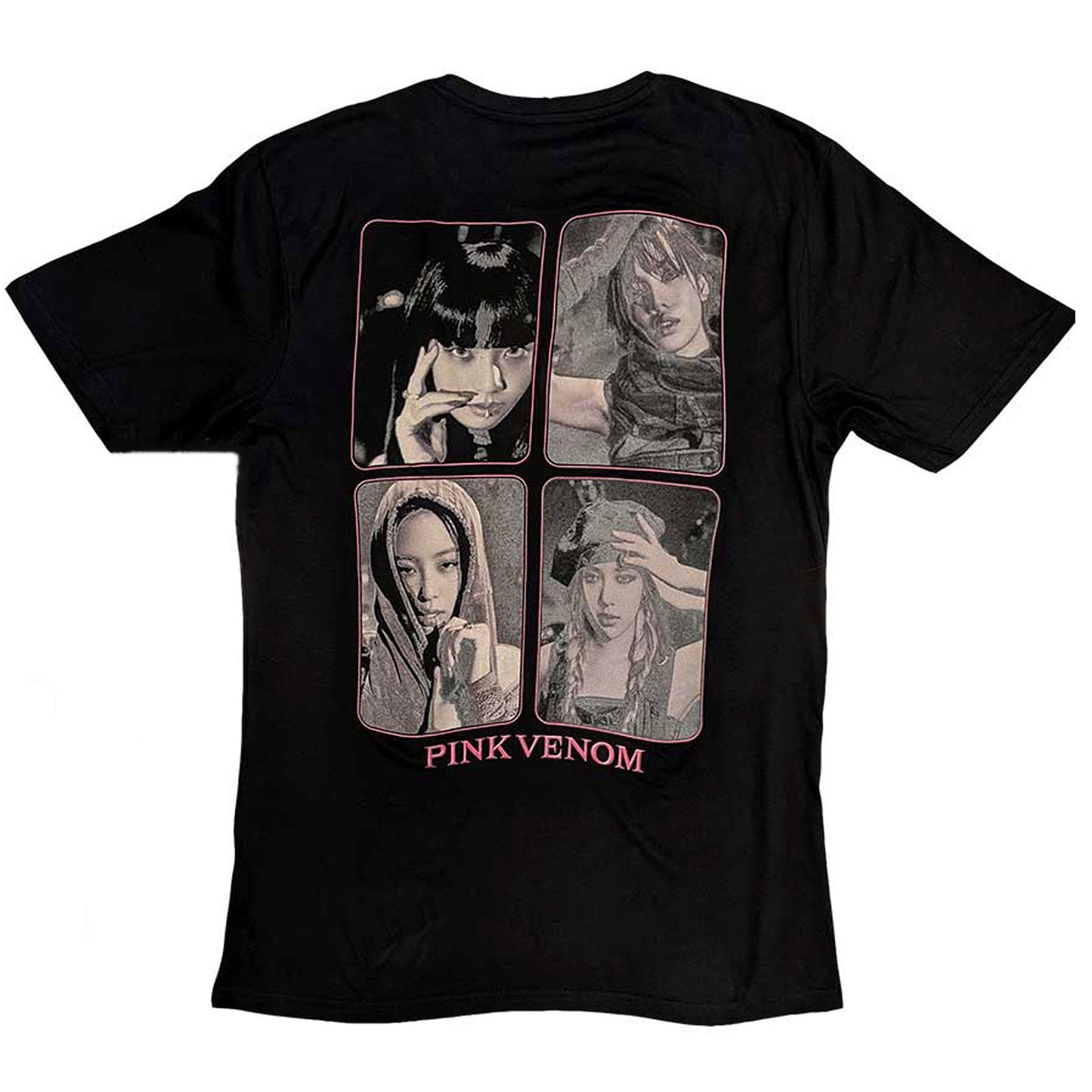 BlackPink Pink Venom Group Photo T-shirt Back