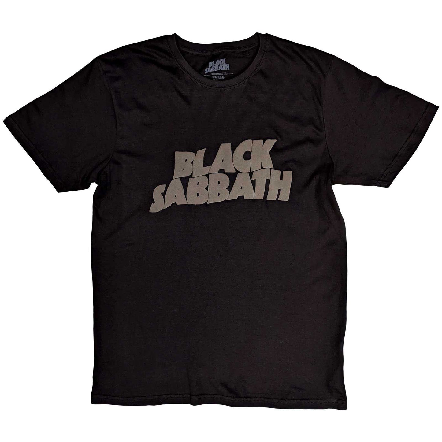 Black Sabbath Wavy Logo T-shirt Front