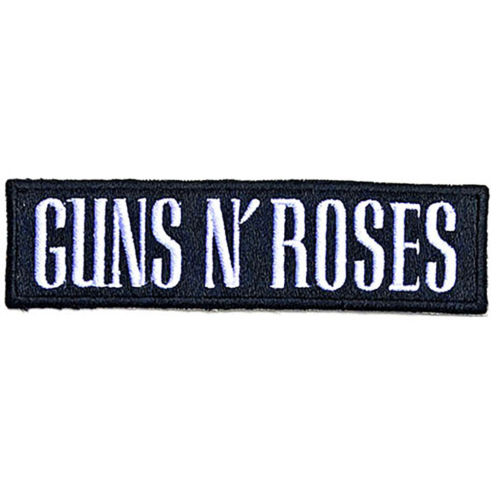 Guns N Roses Text Logo Woven Patch Front
