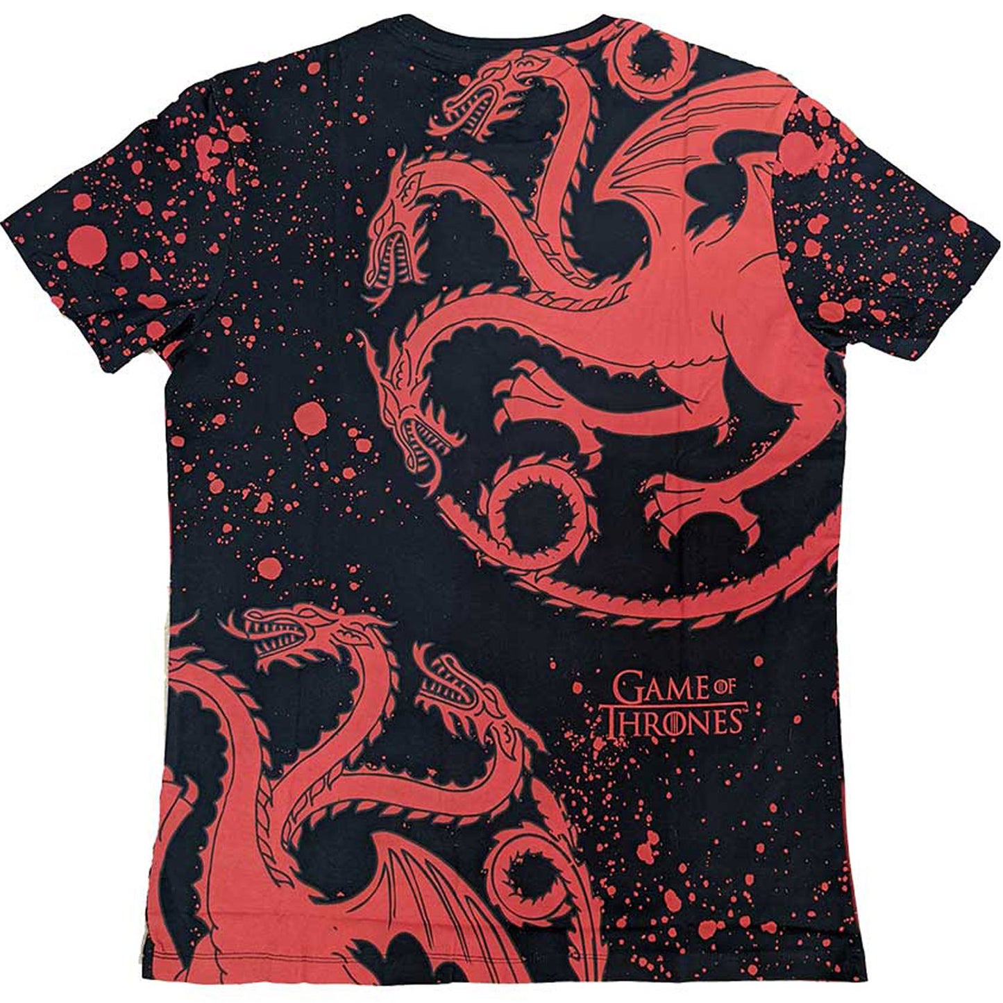 Game Of Thrones House Targaryen Dragon T-shirt Back
