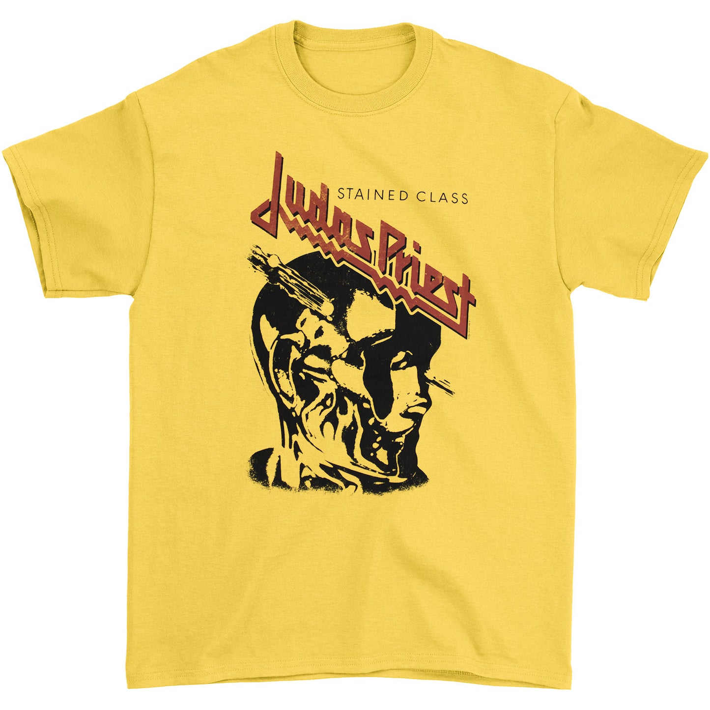 Judas Priest Stained Class Vintage Head T-shirt Front