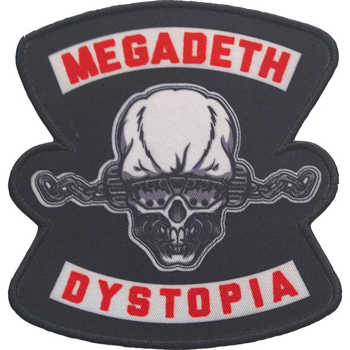 Megadeth Dystopia Woven Patch Front