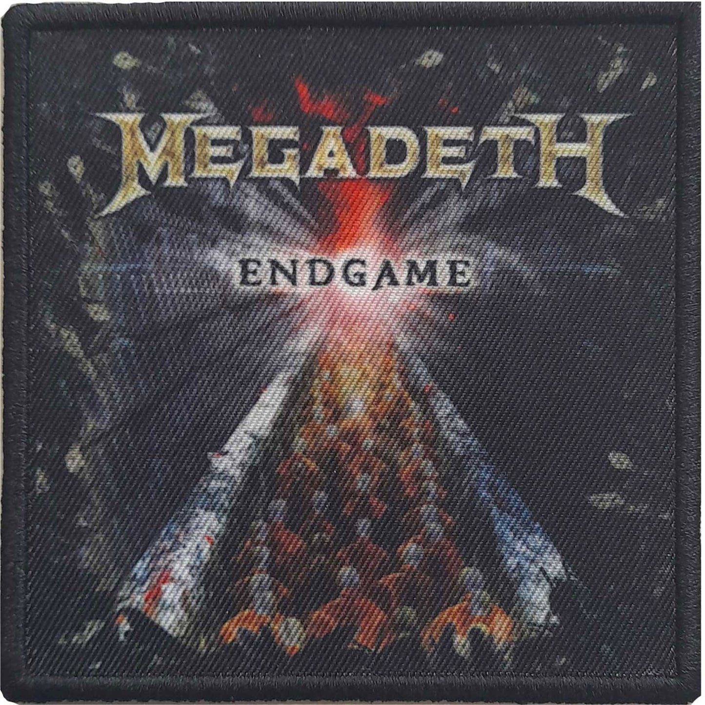 Megadeth End Game Woven Patch Front