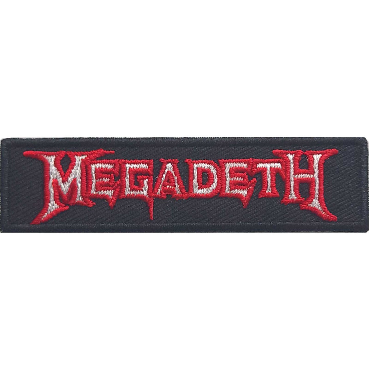 Megadeth Logo Outline Woven Patch Front