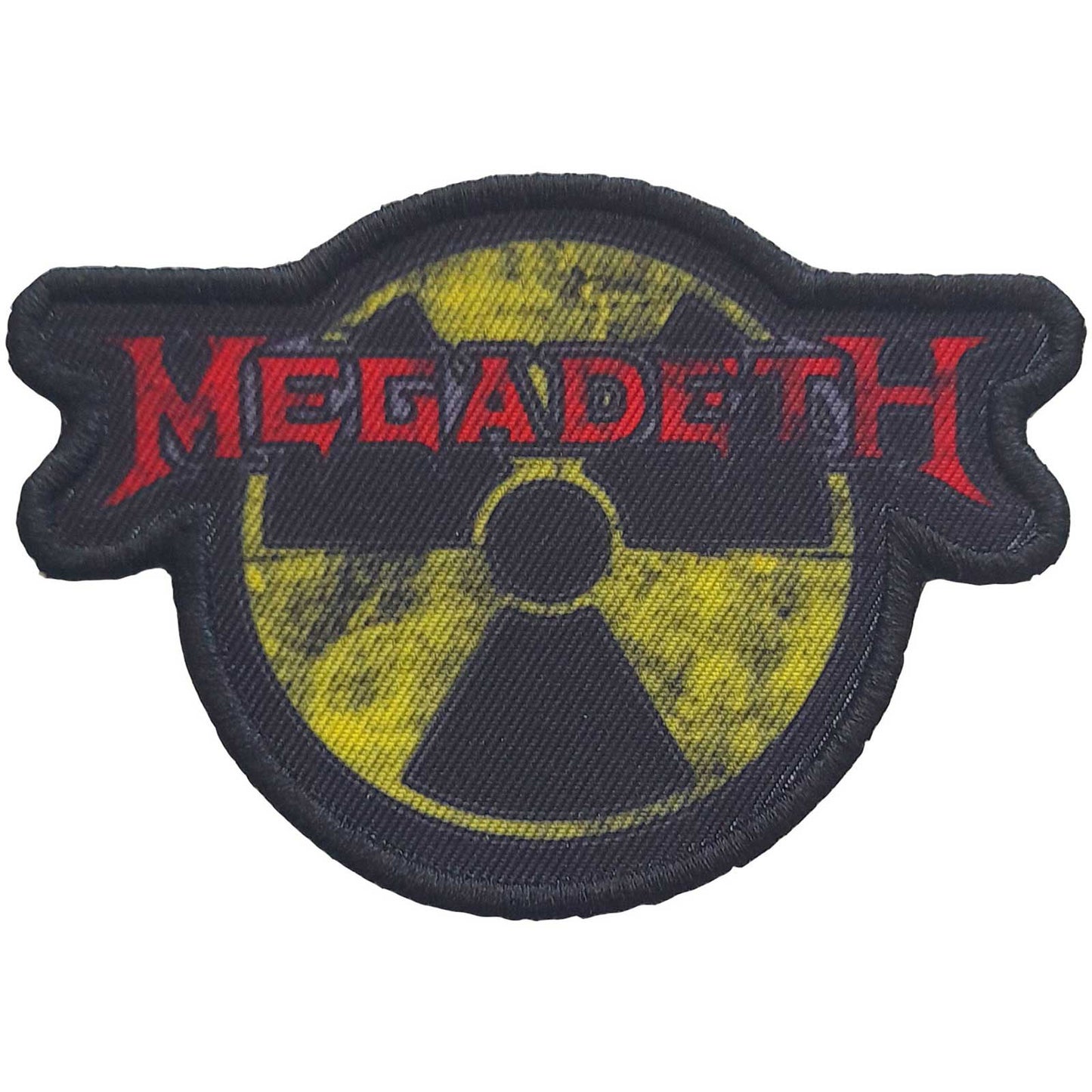 Megadeth Hazard Logo Woven Patch Front