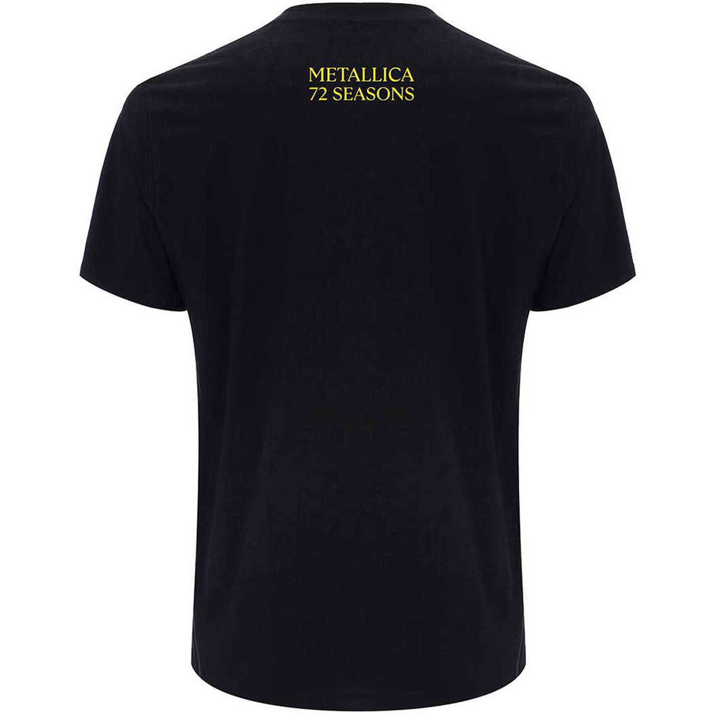 Metallica 72 Seasons Broken/burnt Drums T-shirt Back