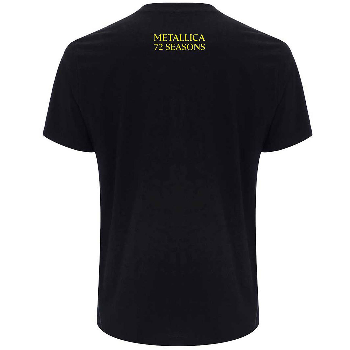 Metallica 72 Seasons Burnt Crib T-shirt Back