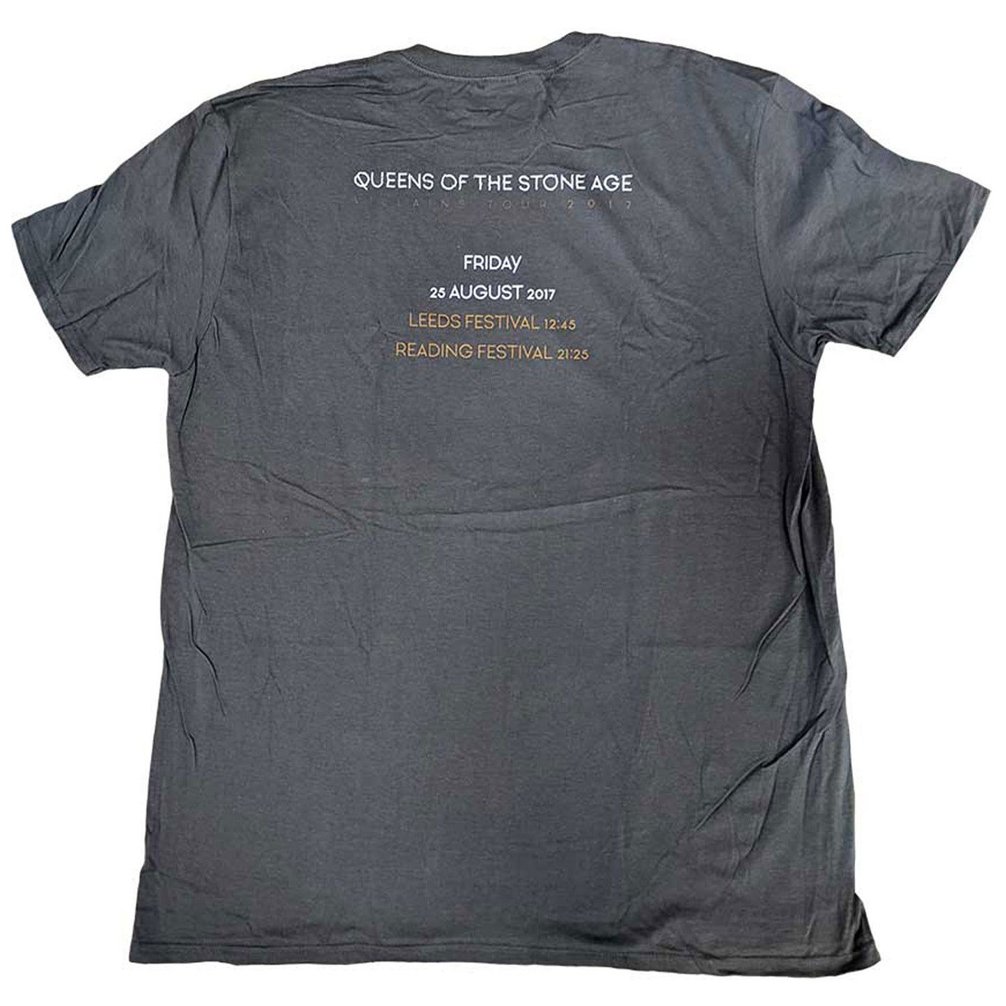 Queens Of The Stone Age Villains R&l 2017 T-shirt Back