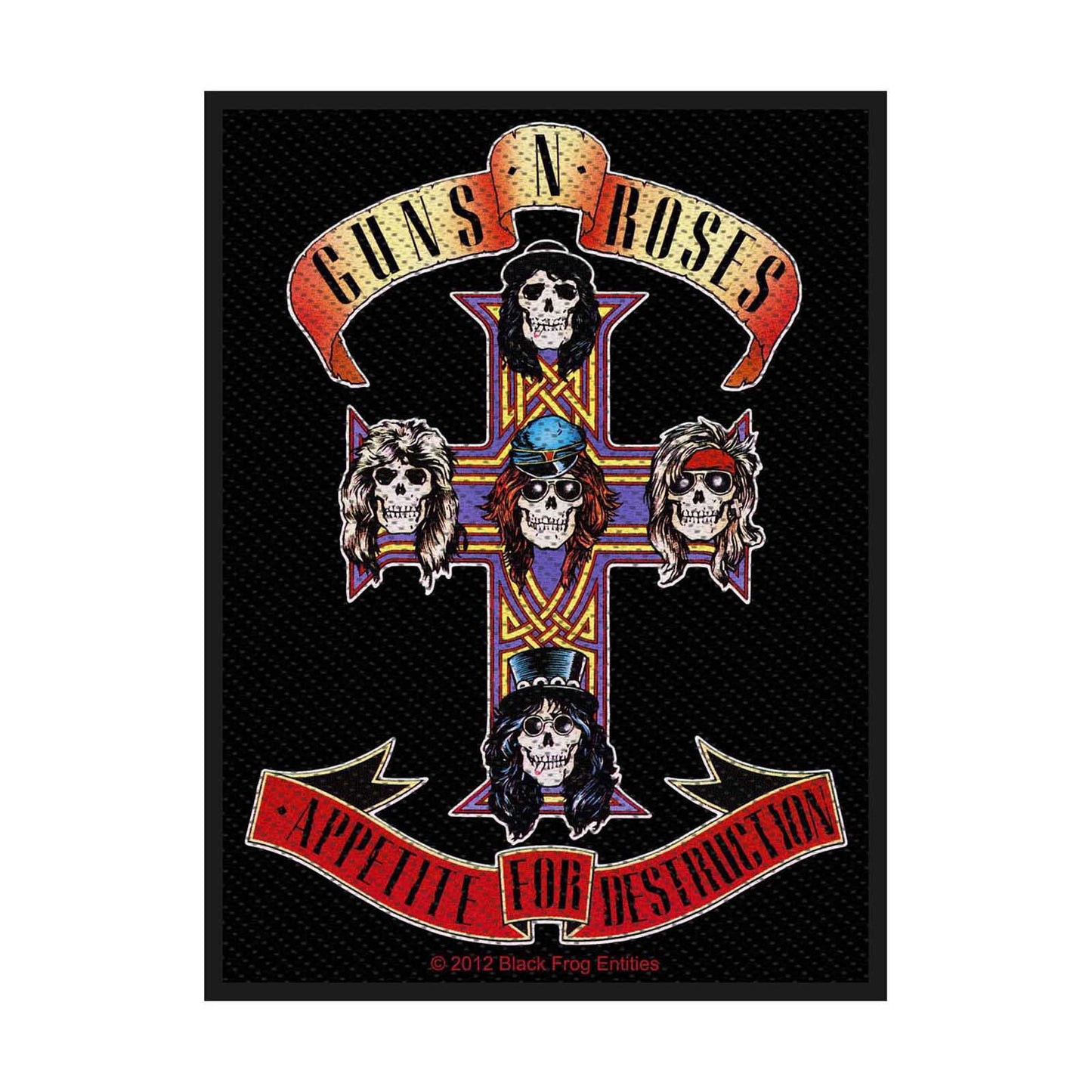 Guns N Roses Appetite Woven Patch Front