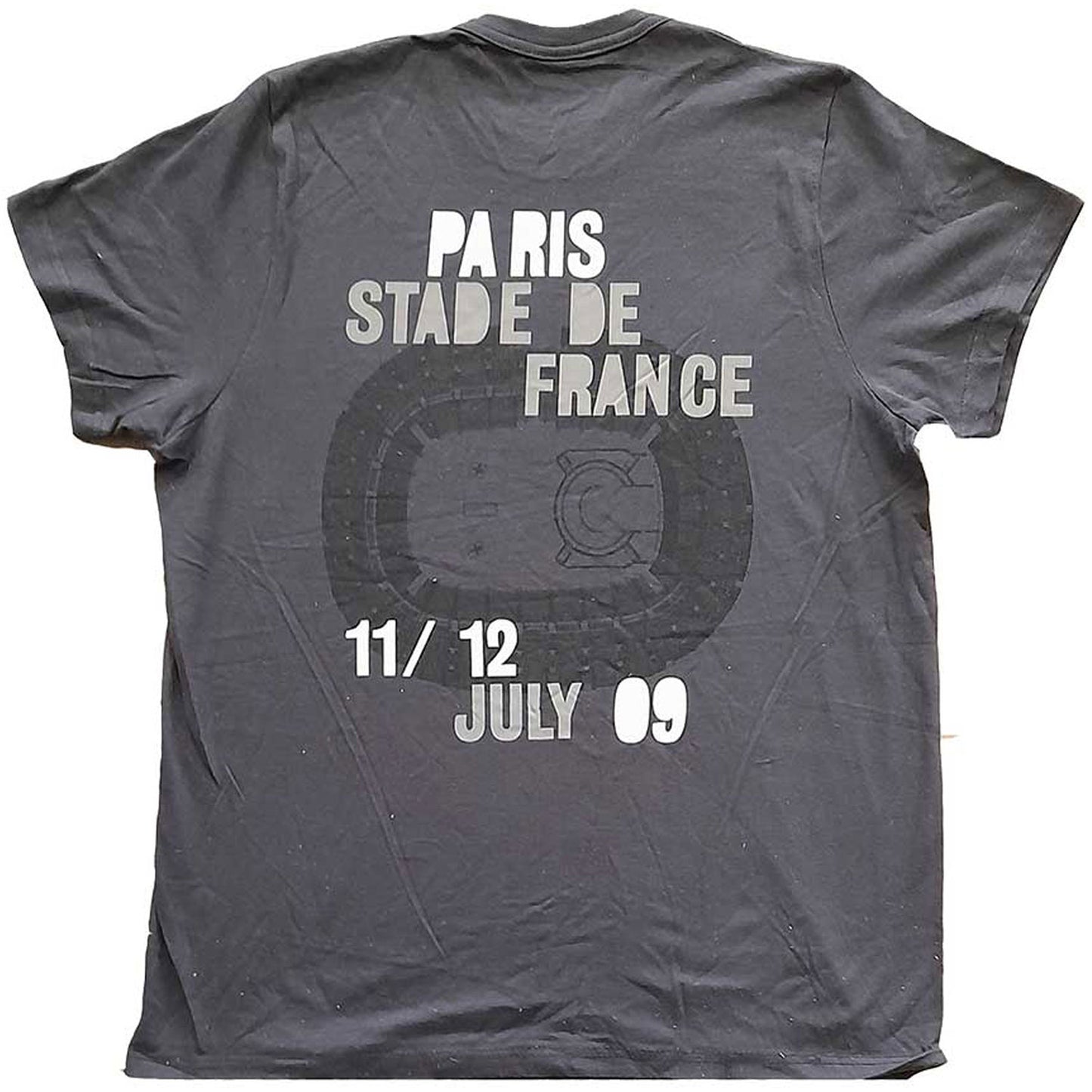 U2 360 Degree Tour Paris 2009 T-shirt Back