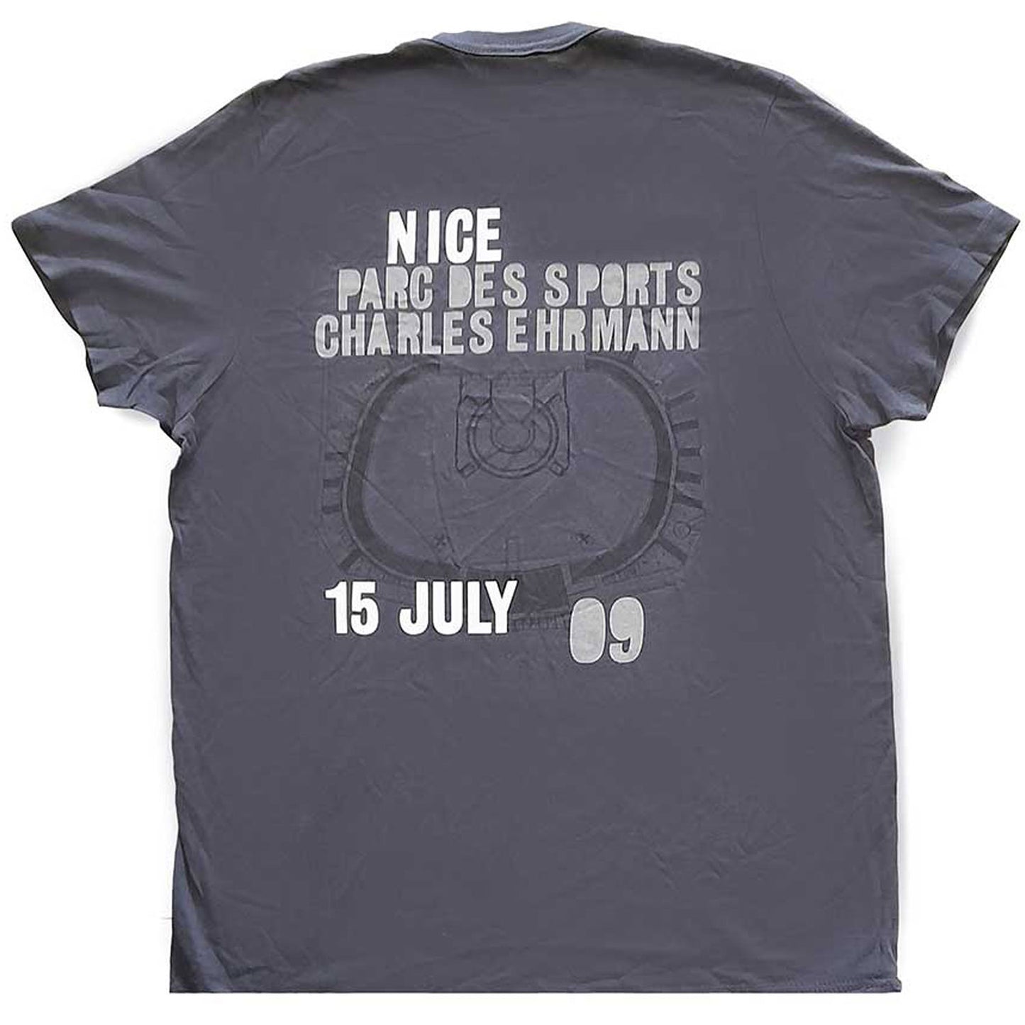 U2 360 Degree Tour Nice 2009 T-shirt Back
