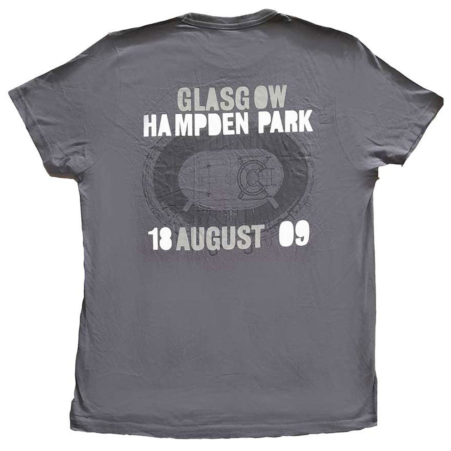 U2 360 Degree Tour Glasgow 2009 T-shirt Back