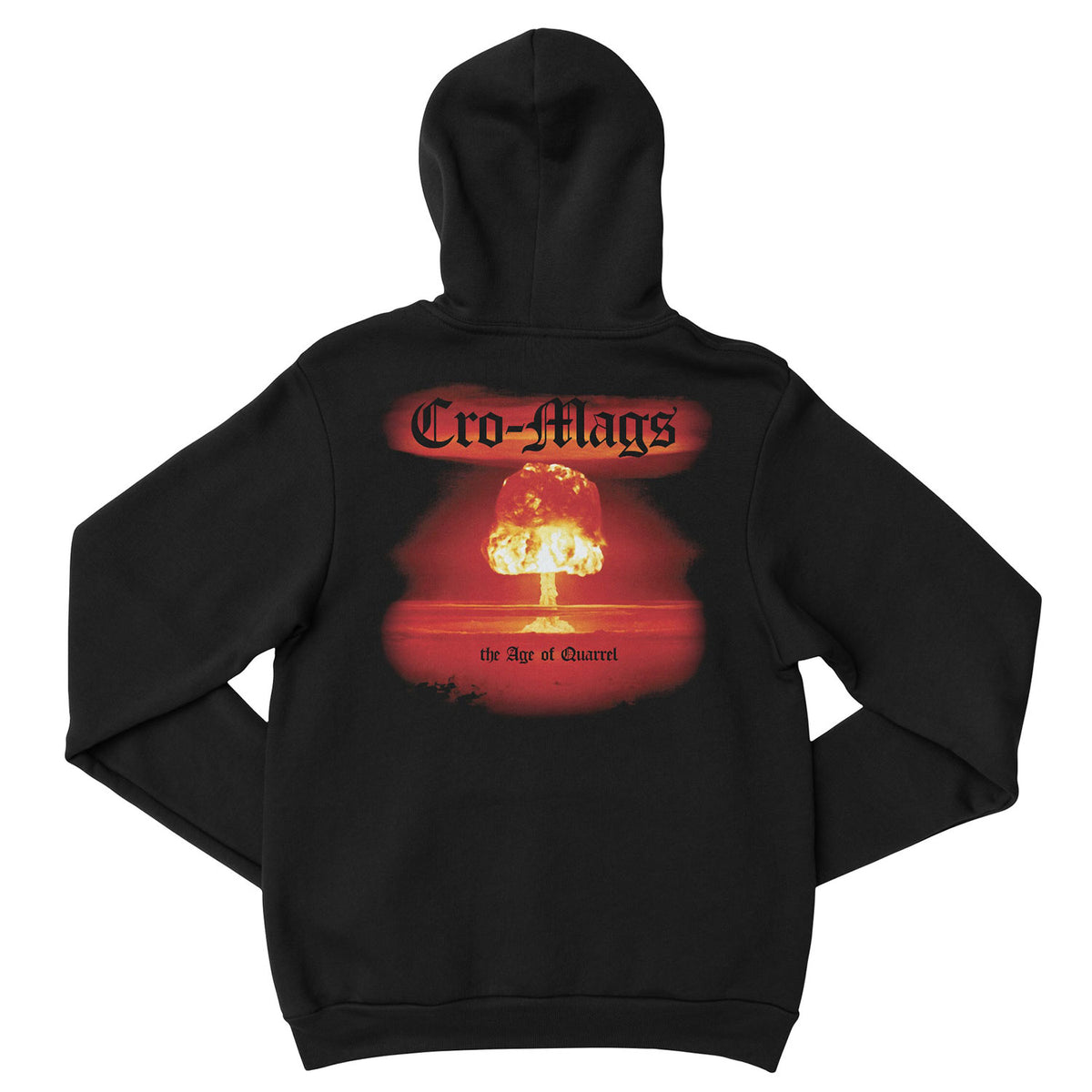 Cro-Mags The Age Of Quarrel Hooded Sweatshirt Back