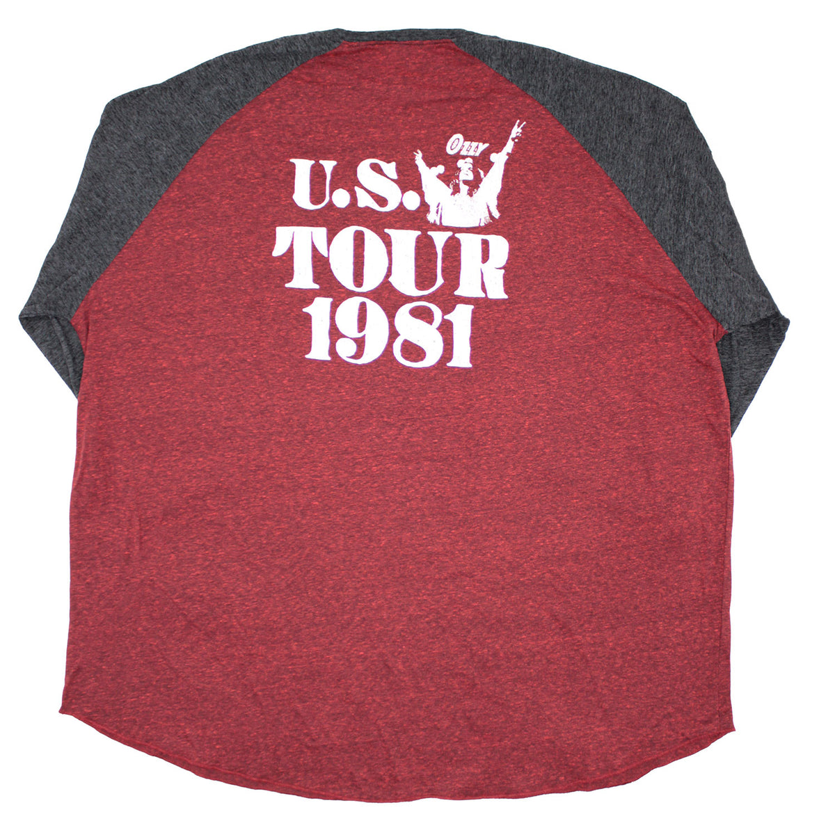 Ozzy Osbourne Blizzard 81 Raglan Baseball Jersey Back