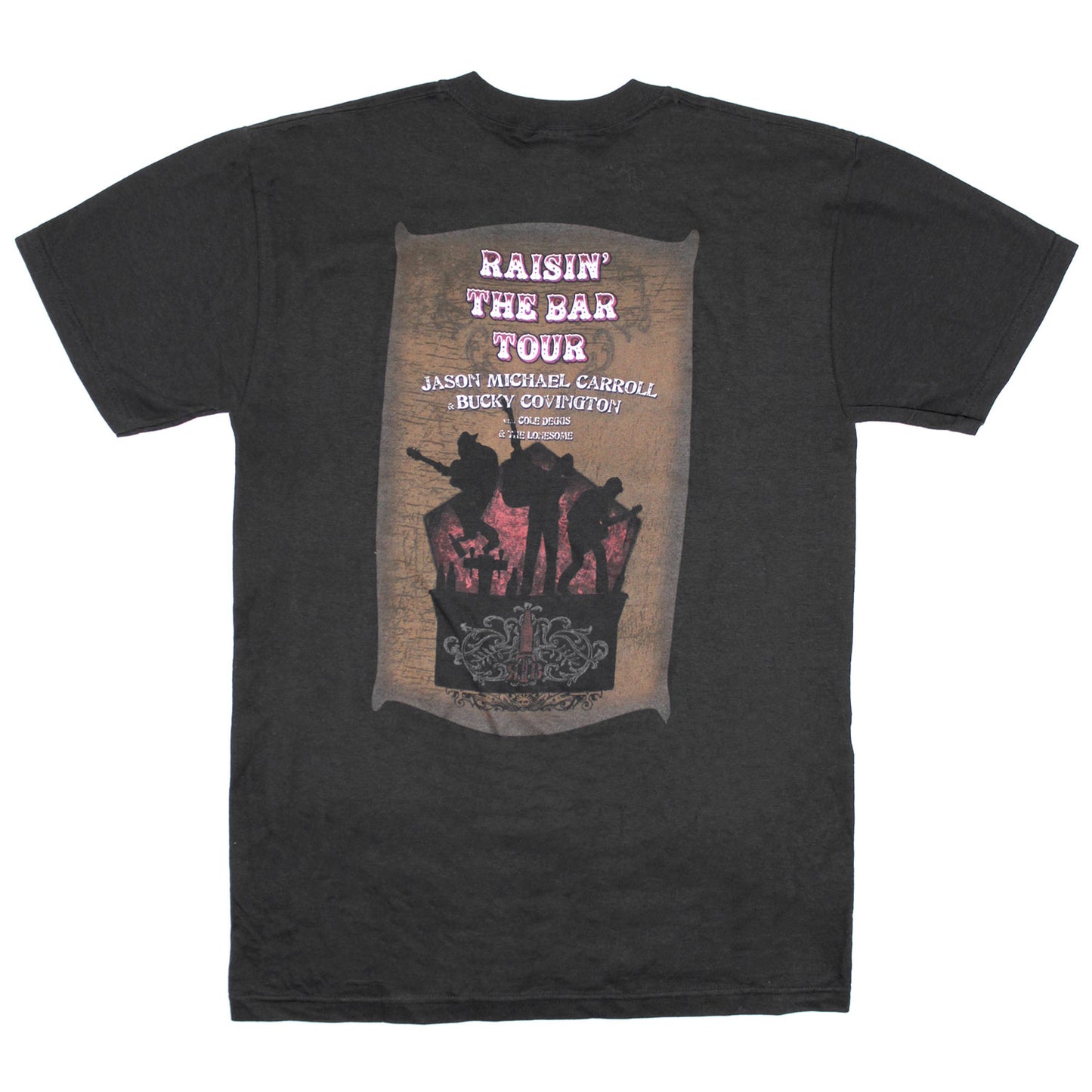 Jason Michael Carroll & Bucky Covington Raisin' The Bar Tee T-shirt Back