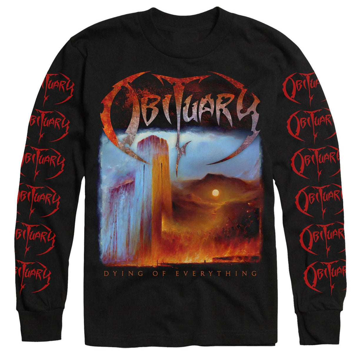 Obituary Dying of Everything Long Sleeve Front