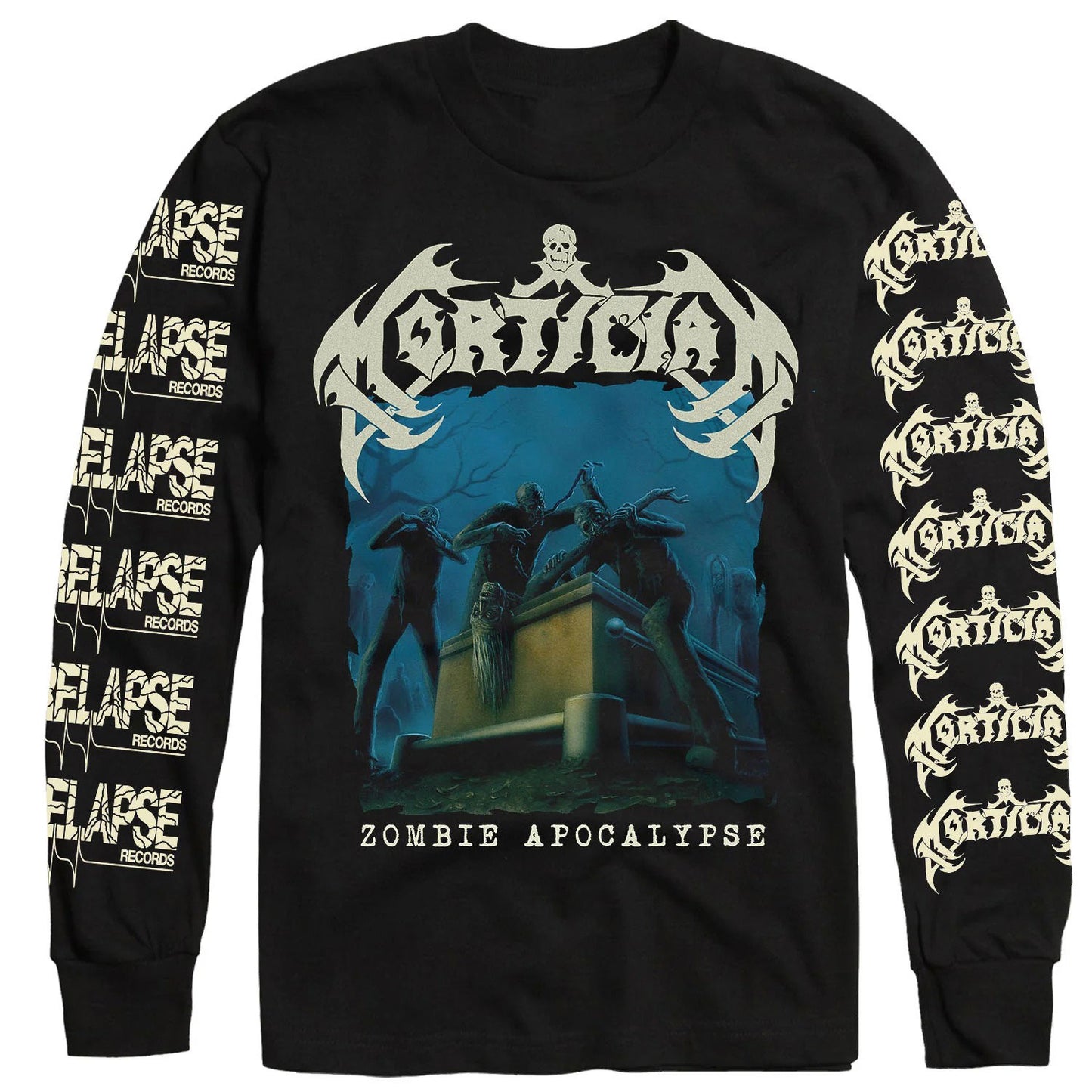 Mortician Zombie Apocalypse Long Sleeve Front