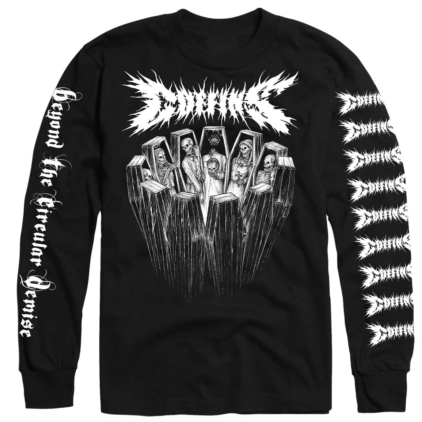 Coffins Beyond the Circular Demise Long Sleeve Front