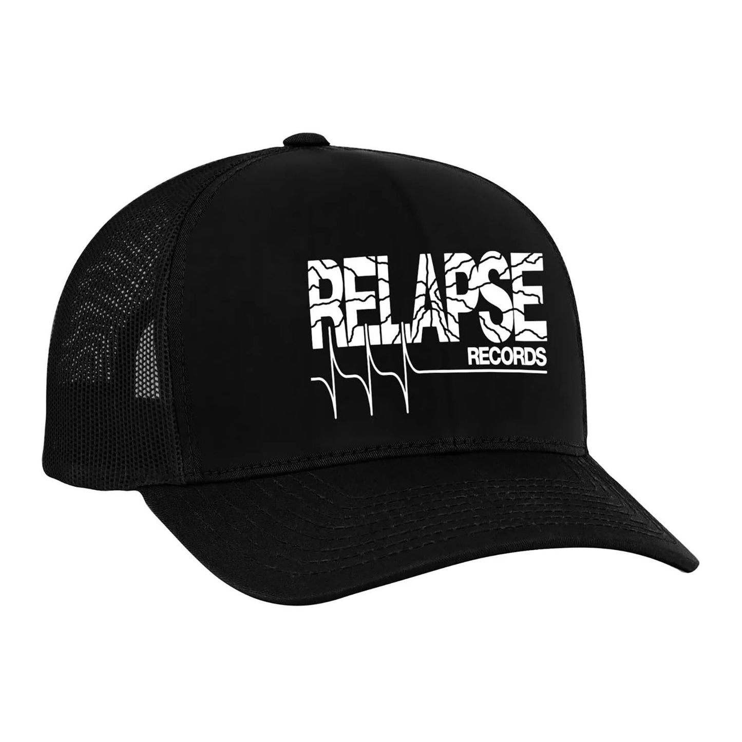 Relapse Records Cracked Logo Trucker Cap Front