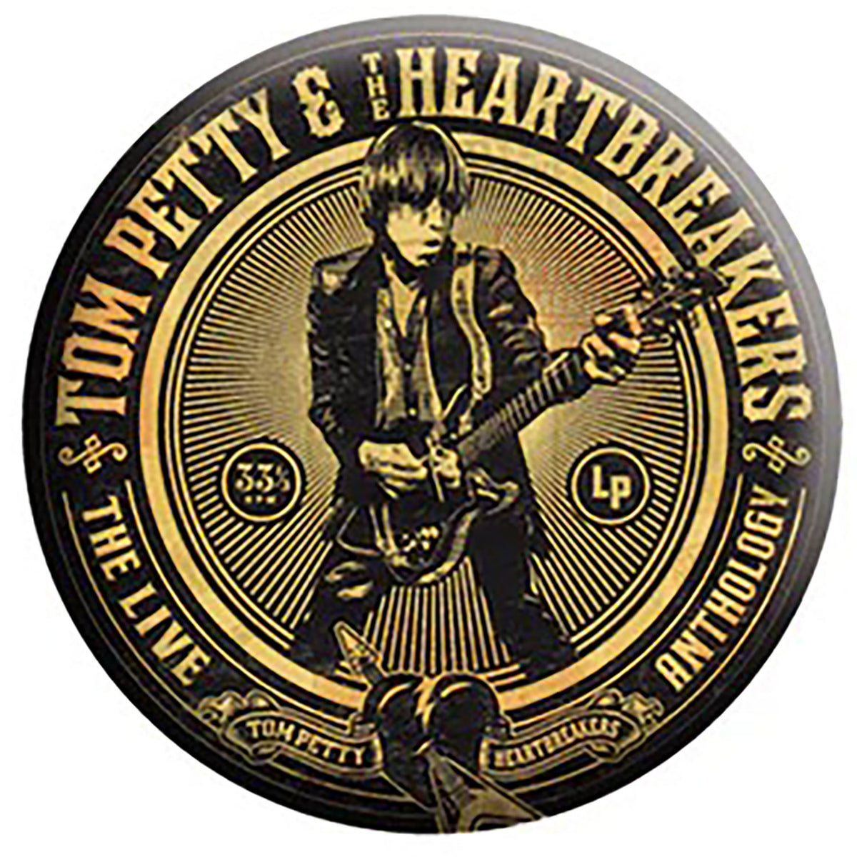Tom Petty Live Anthology Button Front