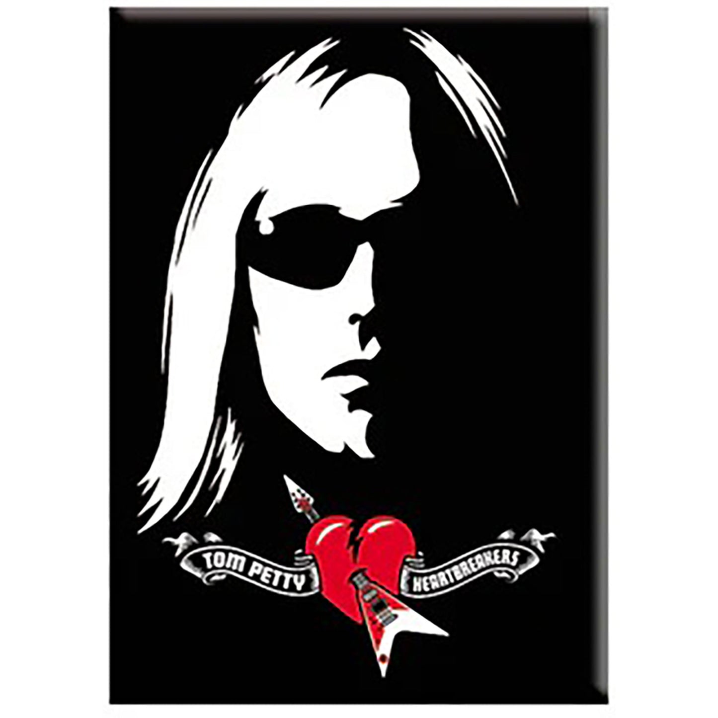 Tom Petty Stencil Logo Magnet Front