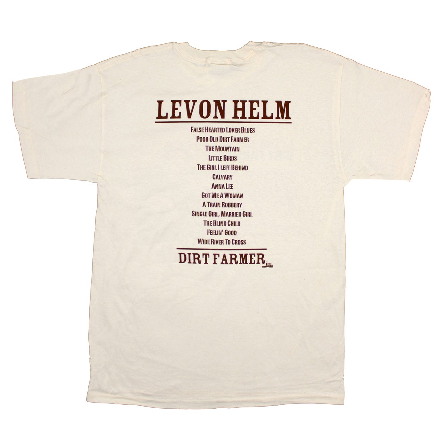 Levon Helm Dirt Farmer Tee T-shirt Back
