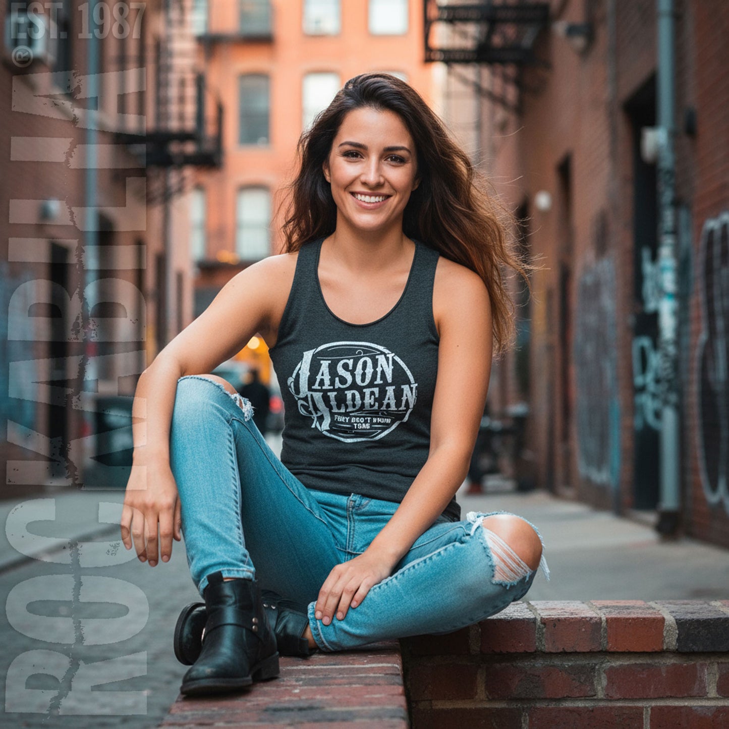 Jason Aldean They Don't Know Tour Womens Tank Alt 2