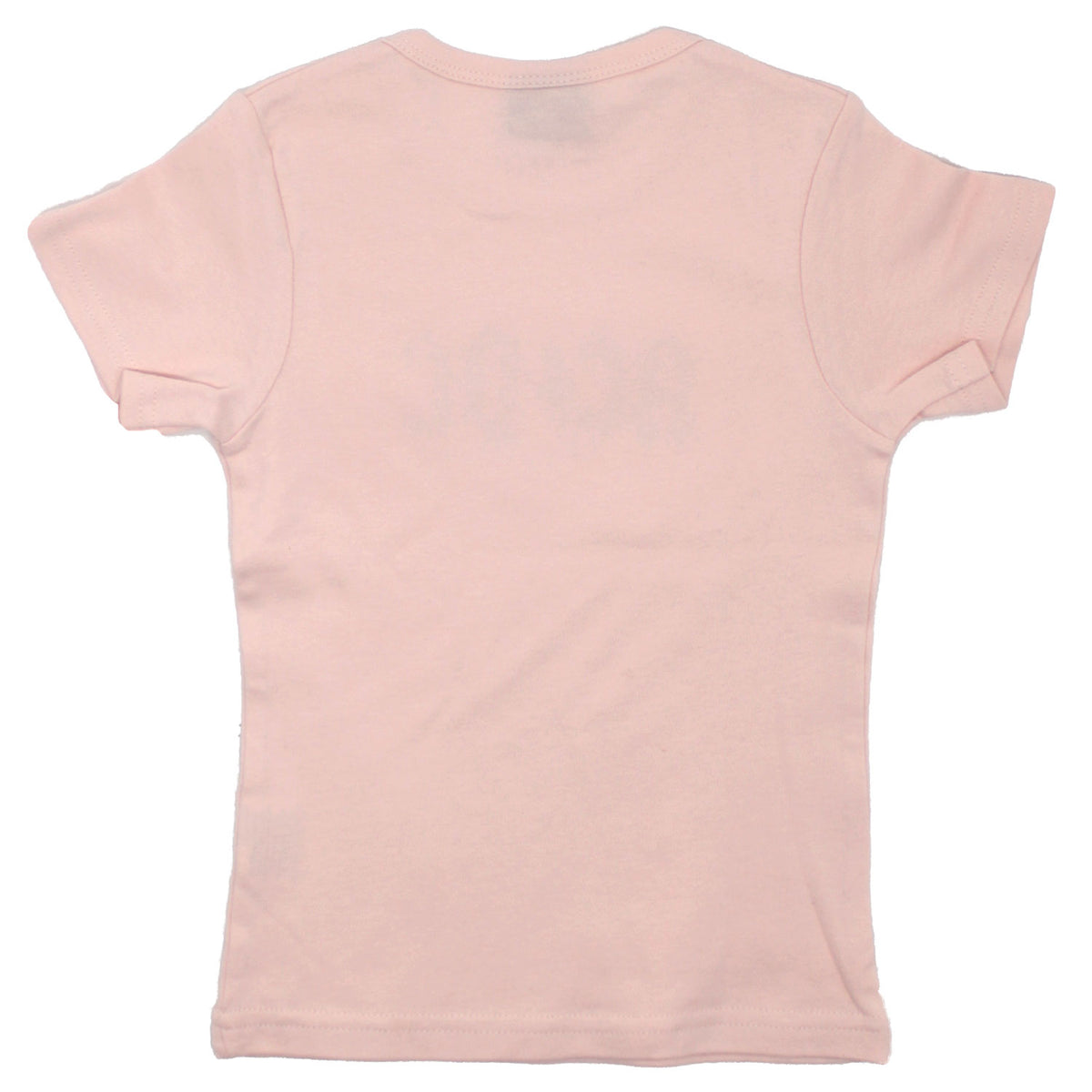 AC/DC Black On Pink Logo Childrens T-shirt Back