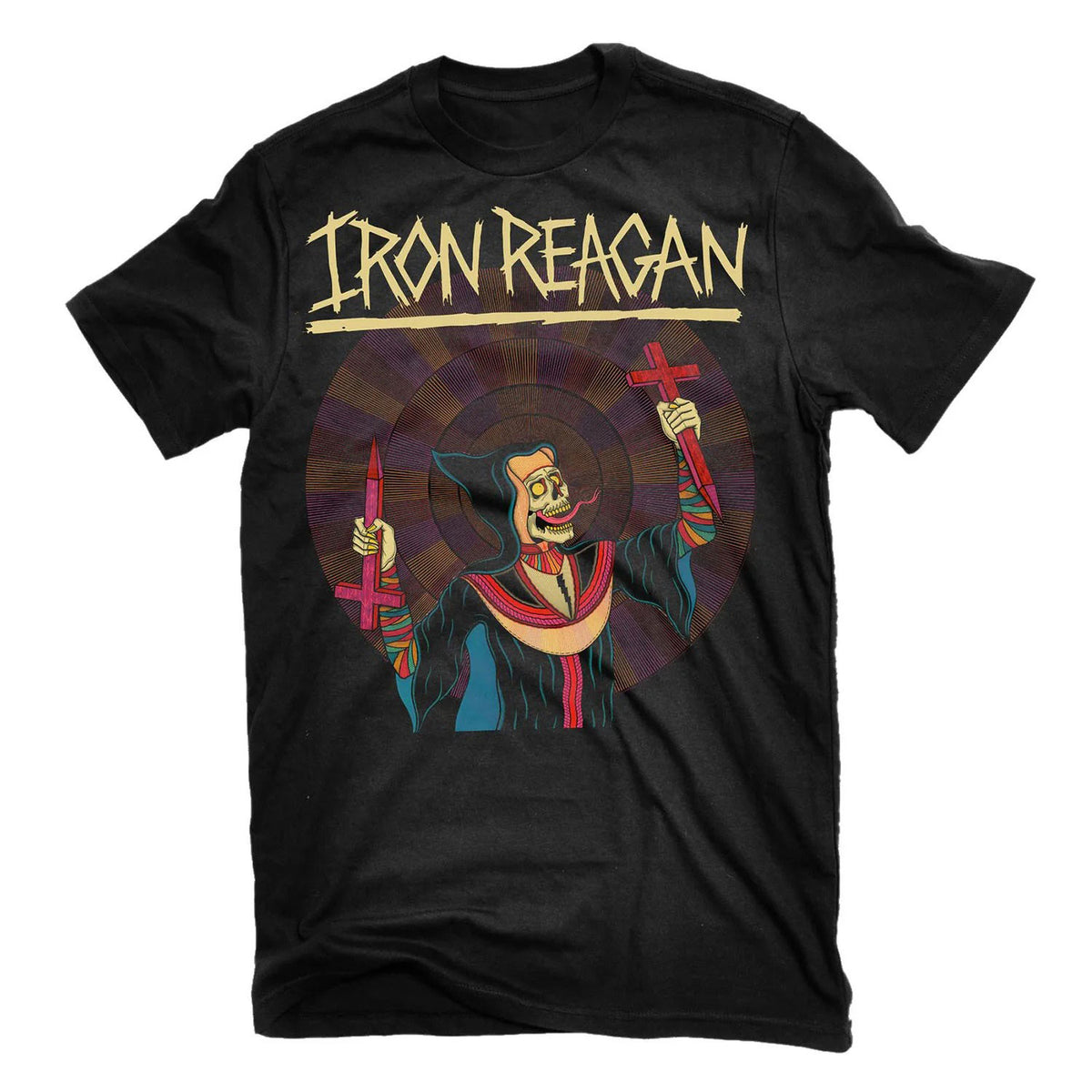 Iron Reagan Crossover Ministry T-shirt Front