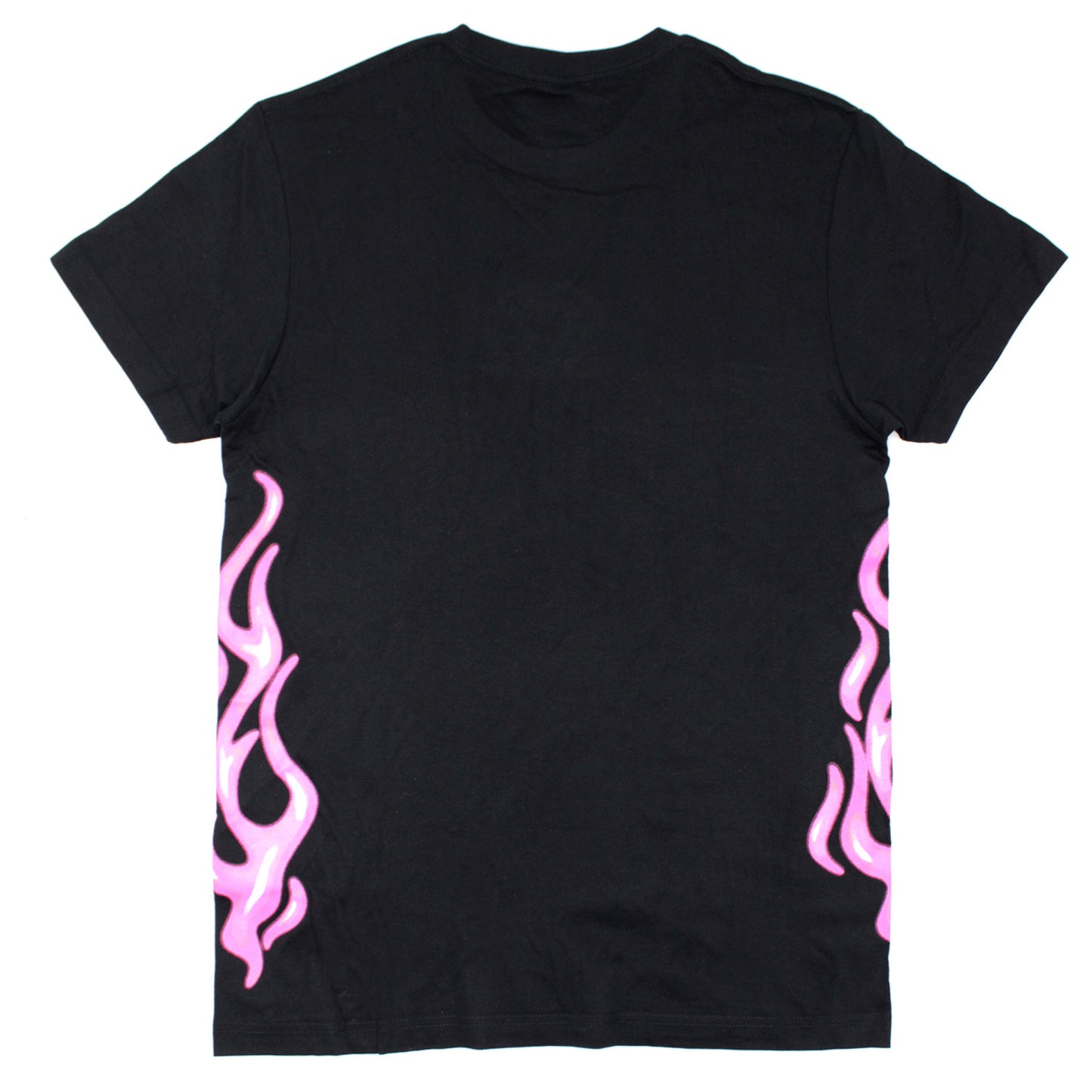 Bad Bunny Smileys & Pink Flames T-shirt Back