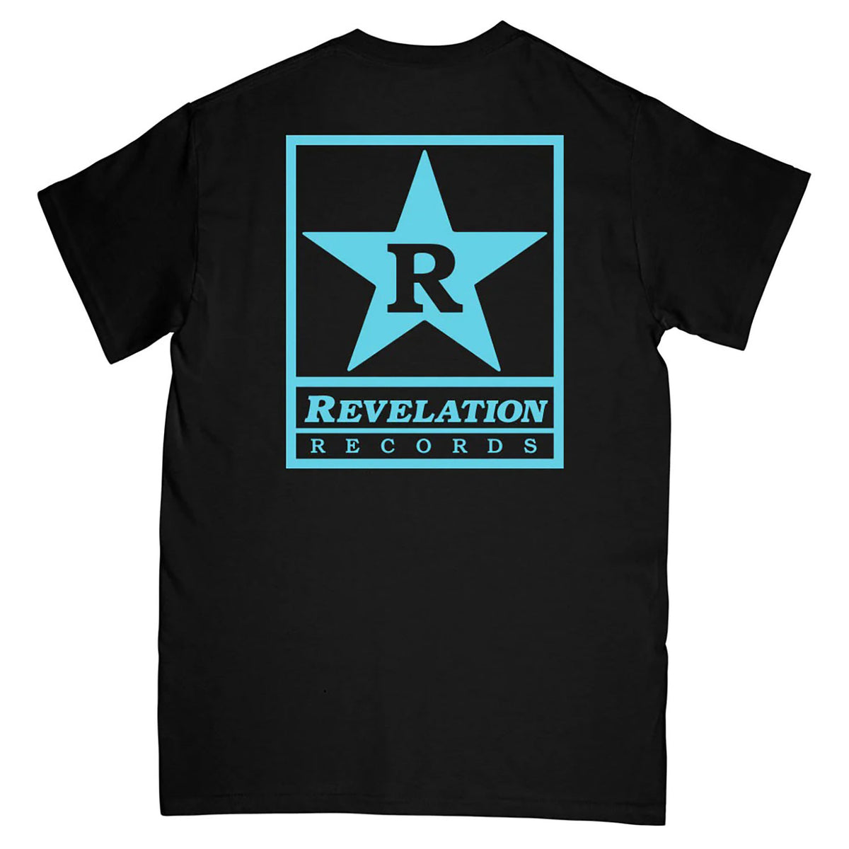 Revelation Records Logo (Black) T-shirt Back