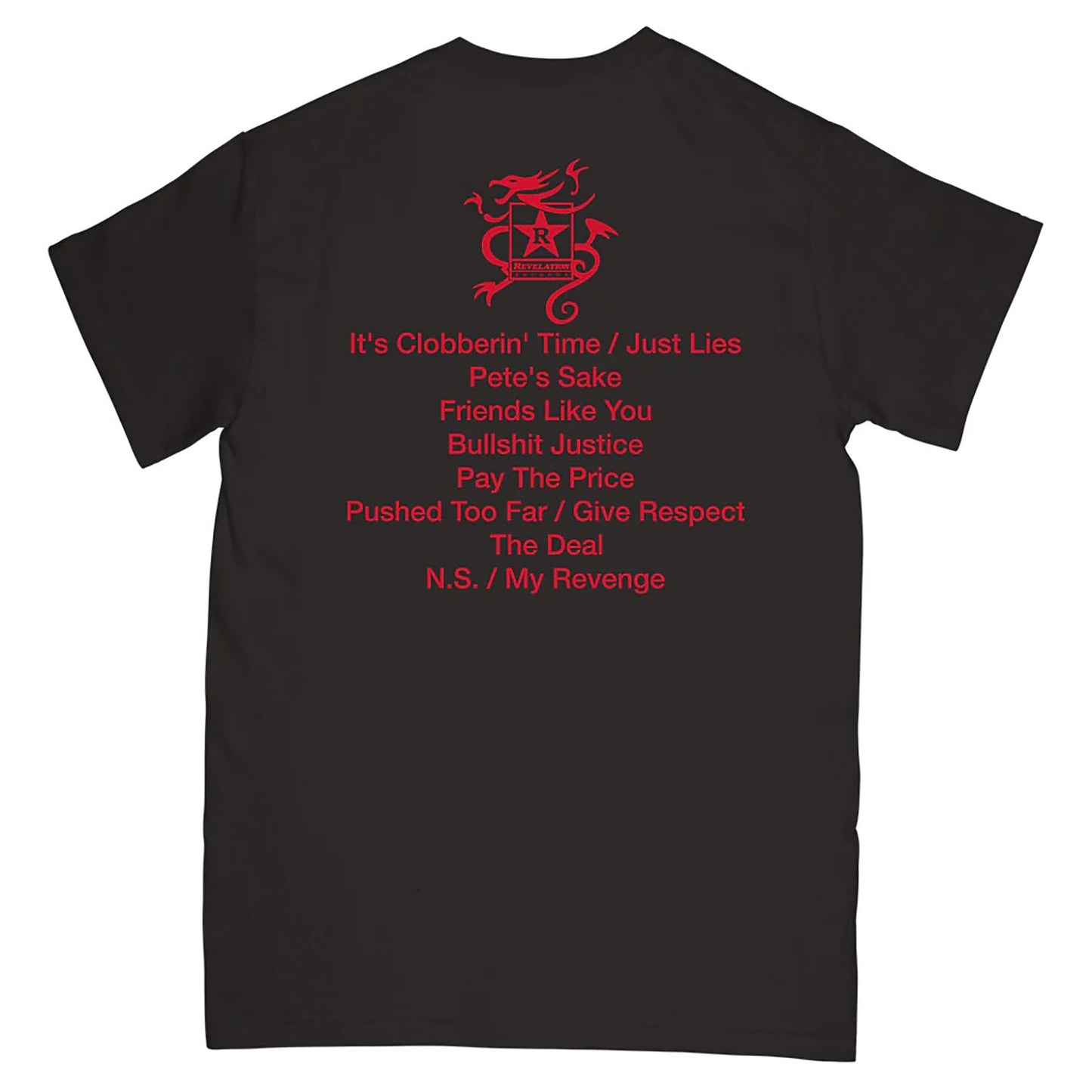 Sick Of It All x BJ Papas (Black) T-shirt Back