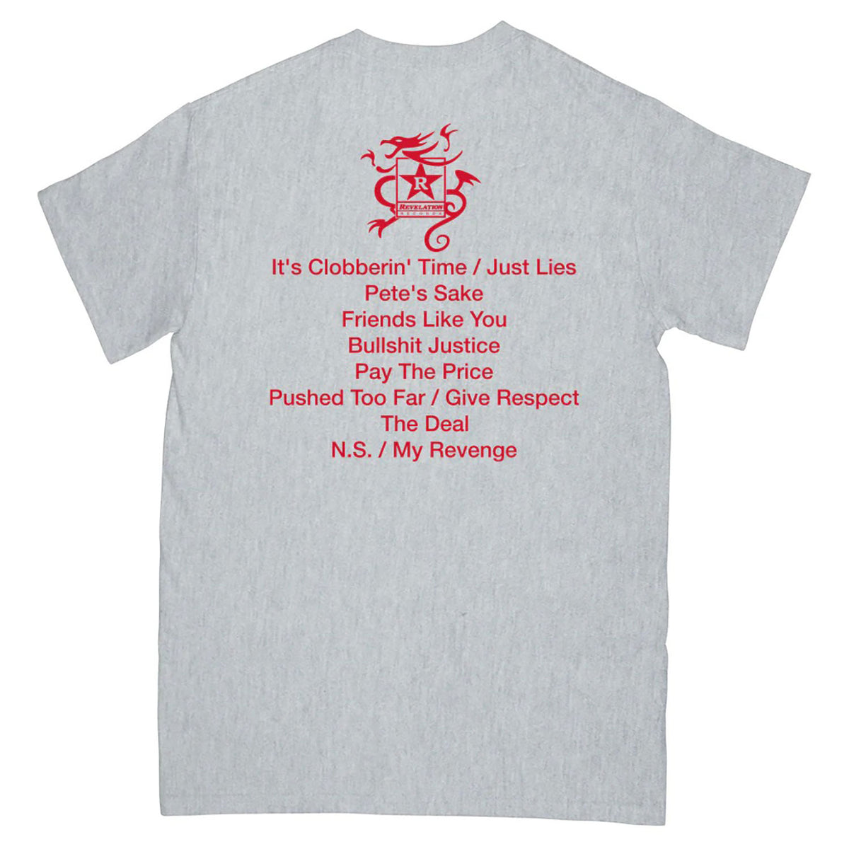 Sick Of It All x BJ Papas (Grey) T-shirt Back