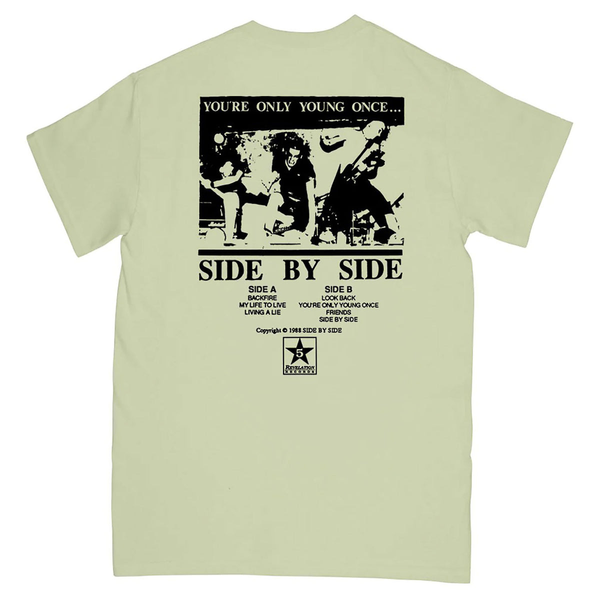 Side By Side Rev 5 Star T-shirt Back