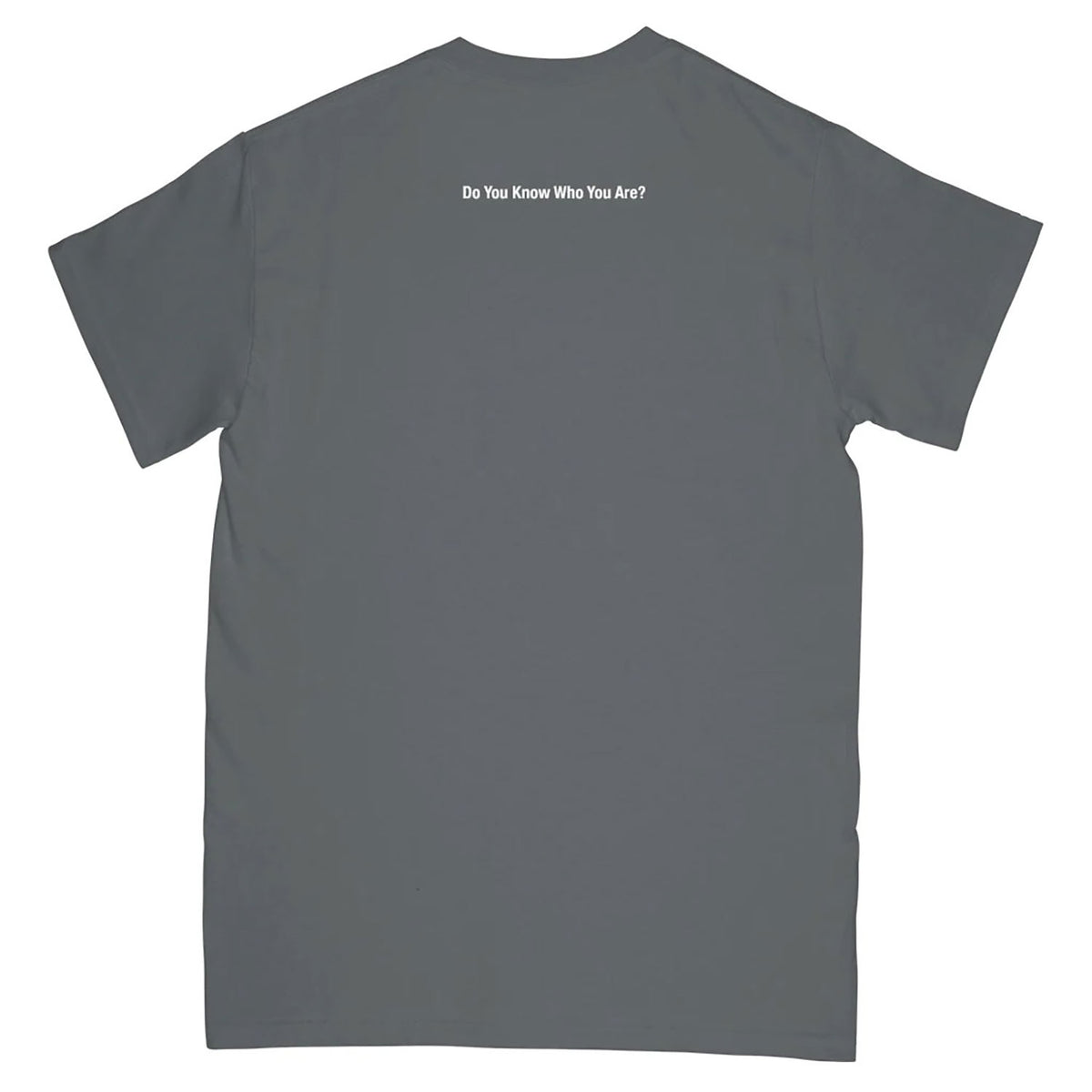 Texas Is The Reason Do You Know Who You Are? (Charcoal) T-shirt Back