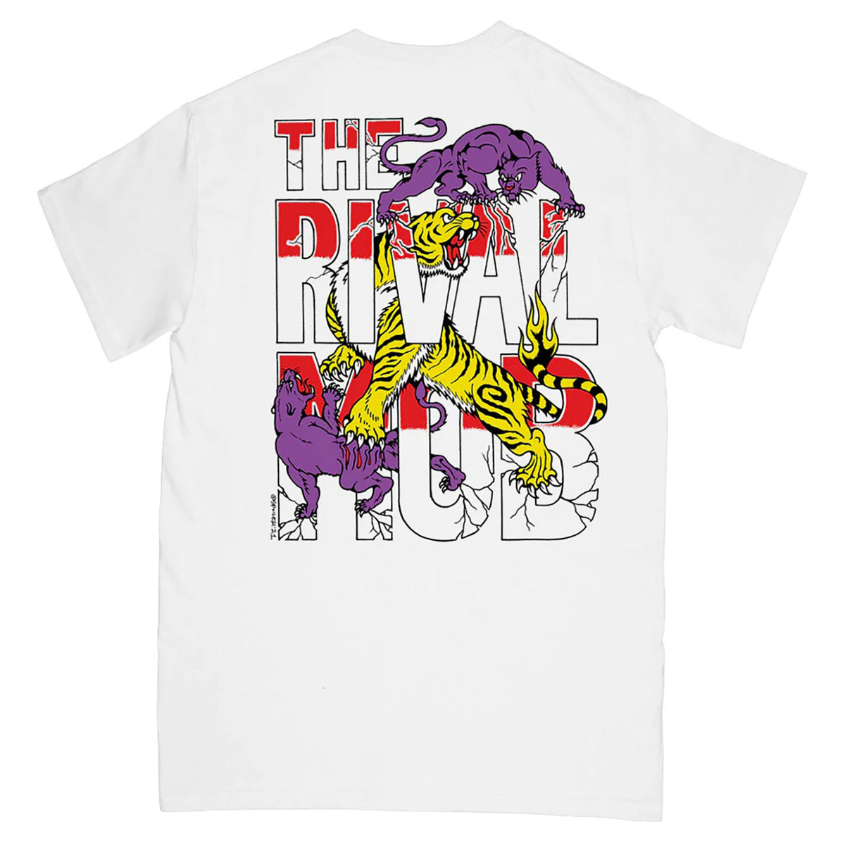 Rival Mob Big Cats T-shirt Back