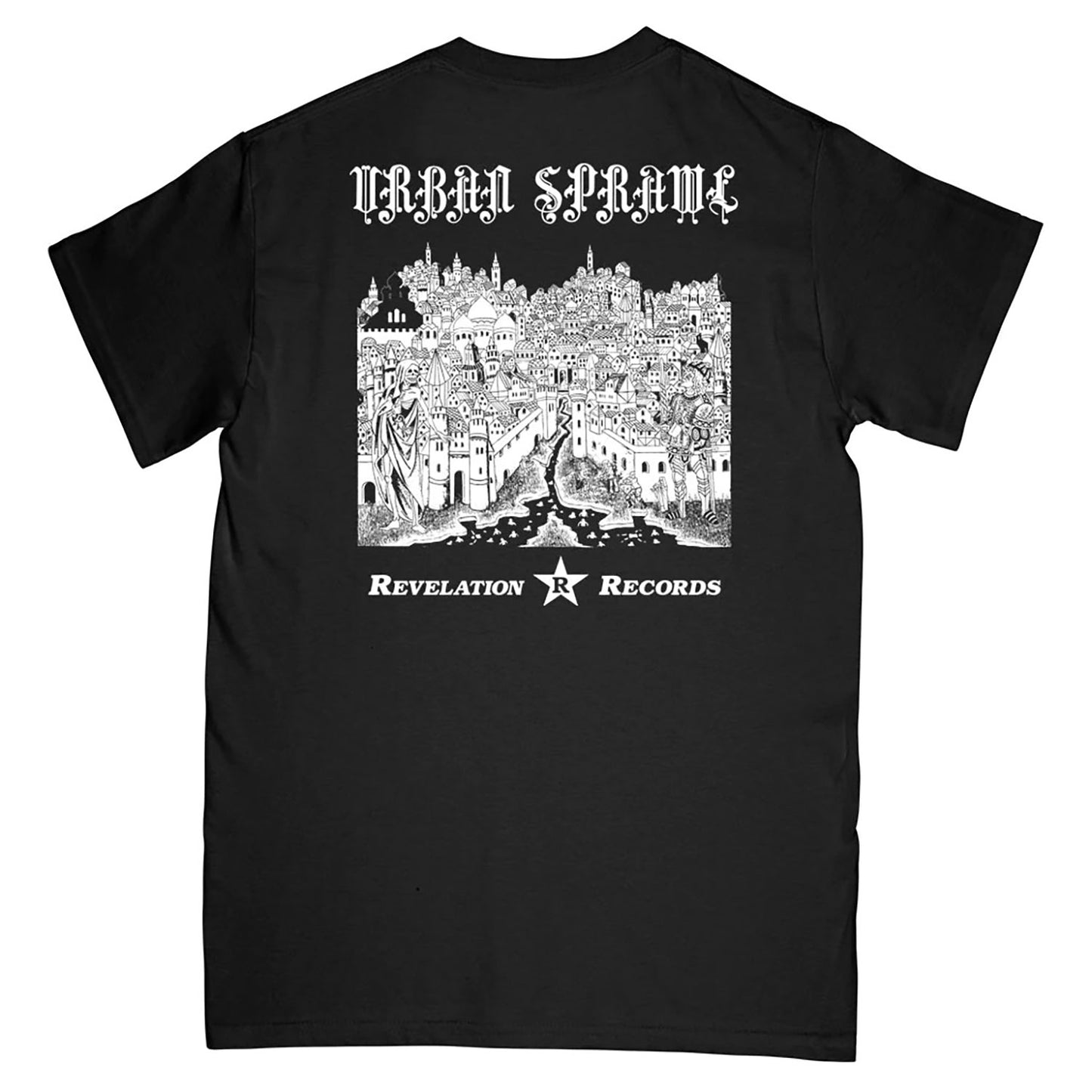 Urban Sprawl Concrete Altar T-shirt Back