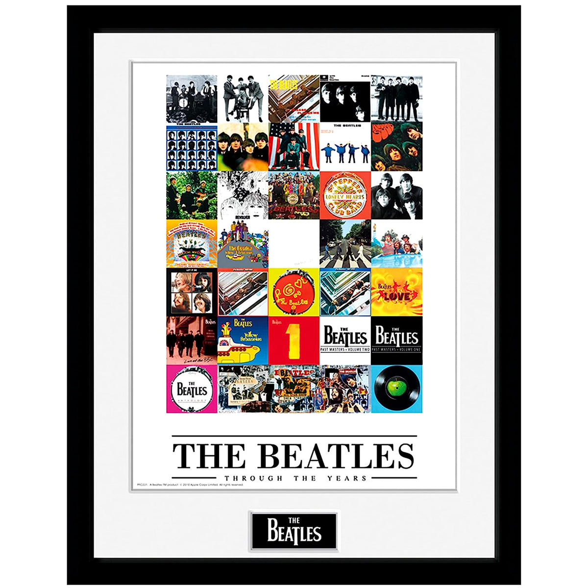 Beatles Through The Years Framed Poster Framed Wall Art Front