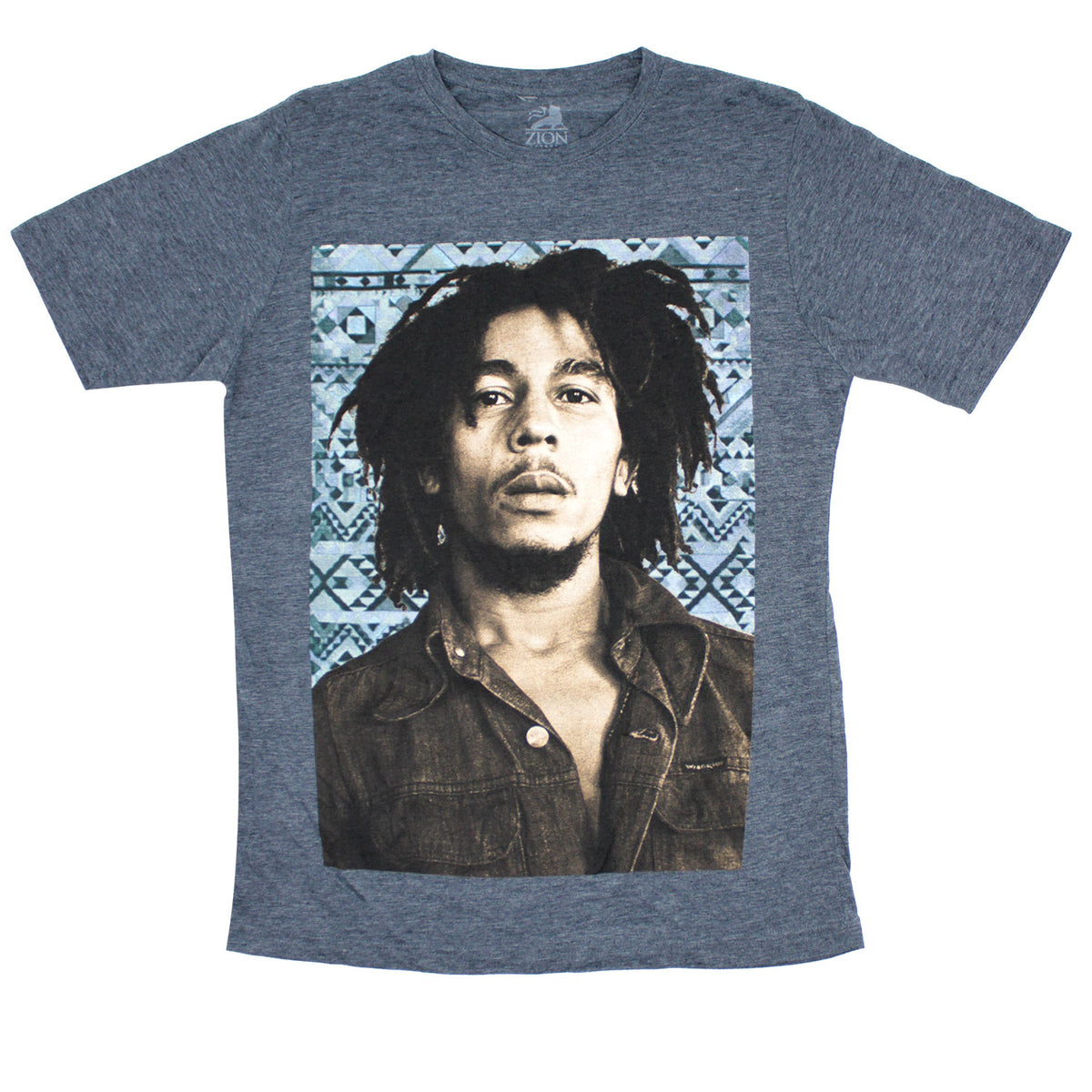 Bob Marley Aztec Tee Slim Fit T-shirt Front